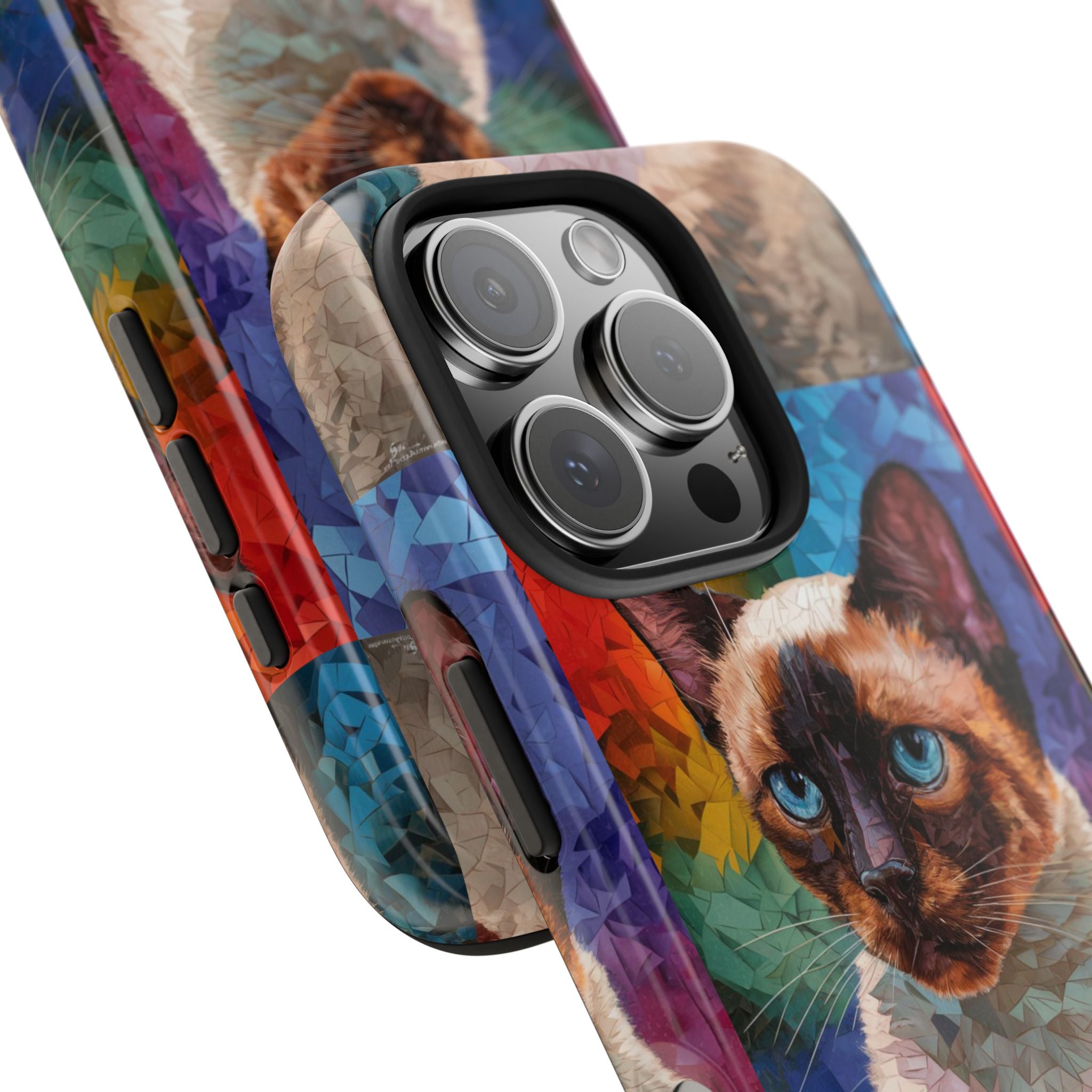 Siamese Kittty - Tough Case for iPhone 14, 15, 16 - Spruced Roost