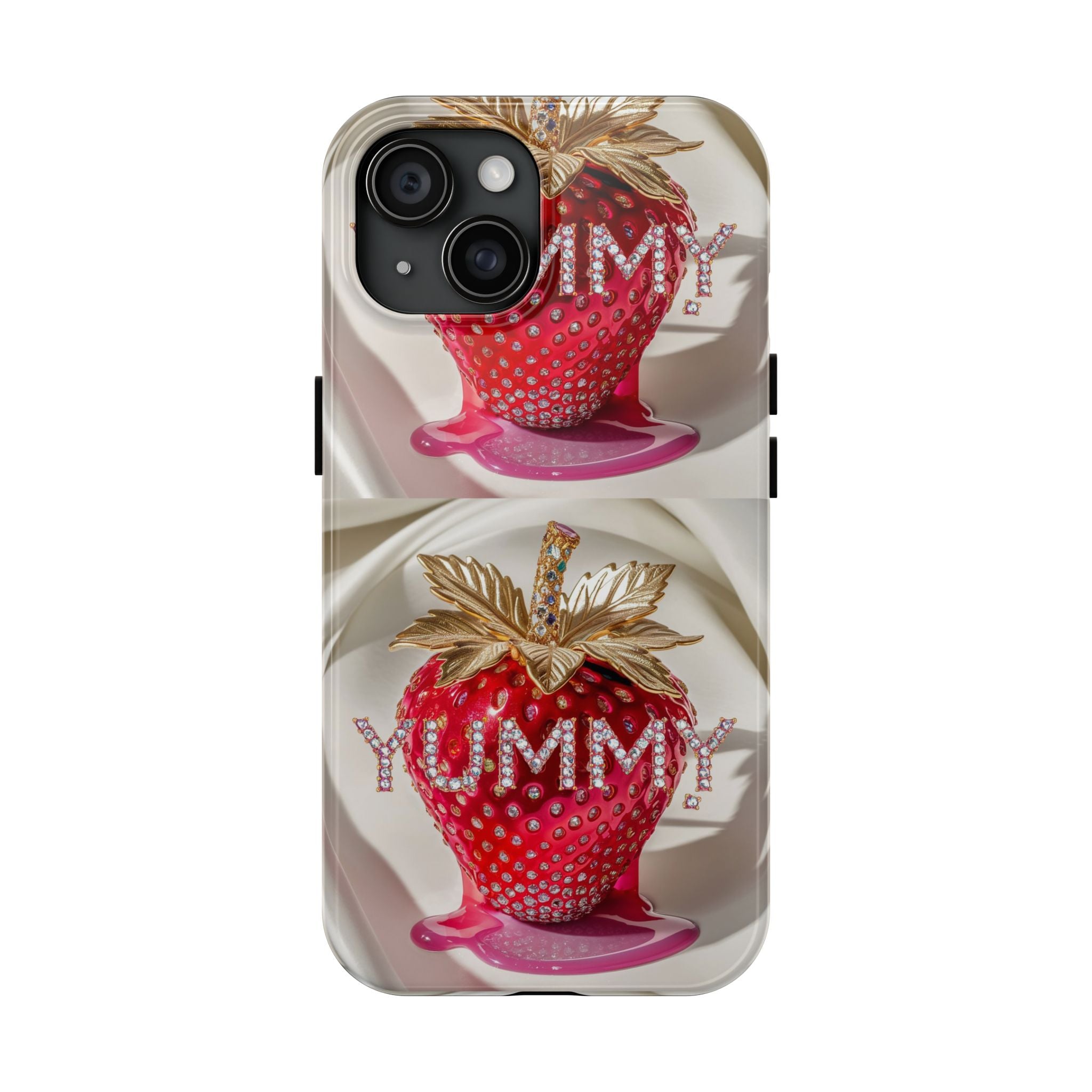 Strawberry Yummy - Tough Case for iPhone 14, 15, 16 - Spruced Roost