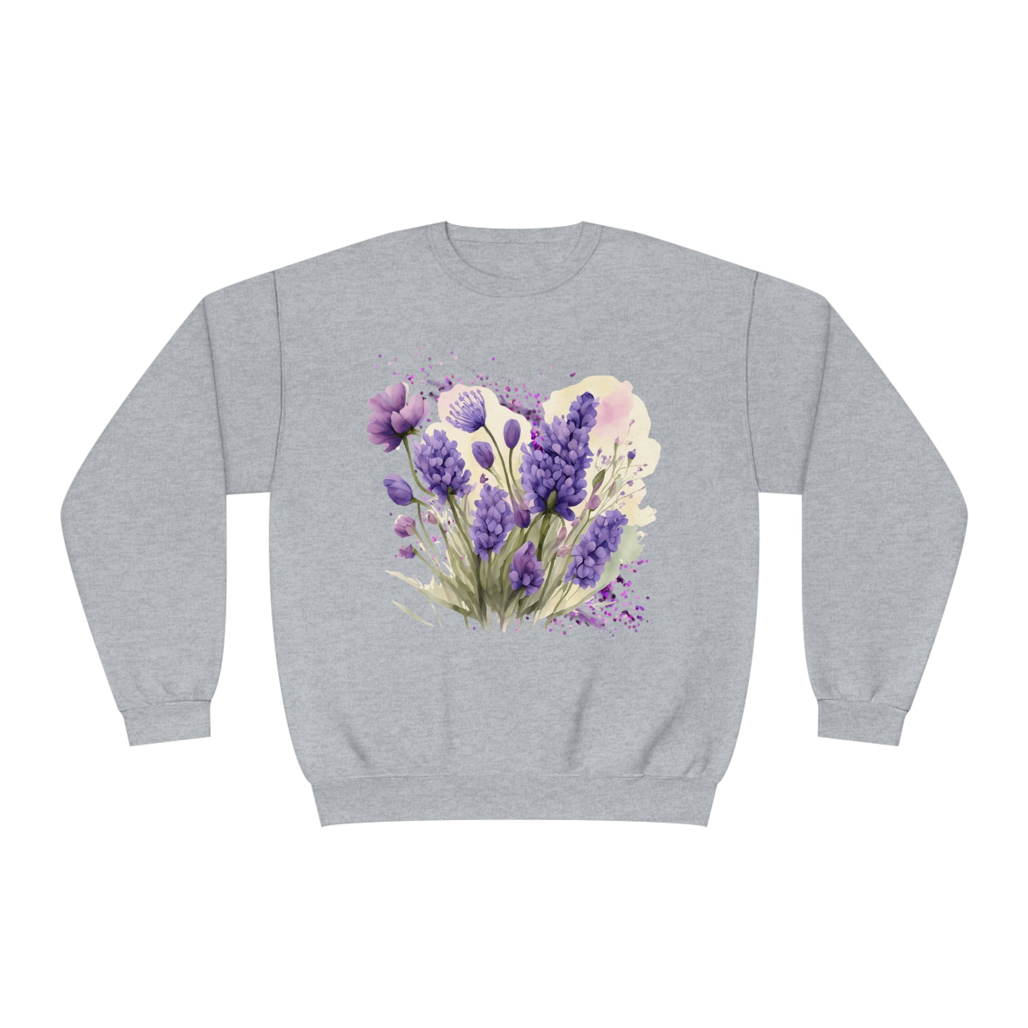Lavender Glitter Unisex NuBlend® Crewneck Sweatshirt - Spruced Roost