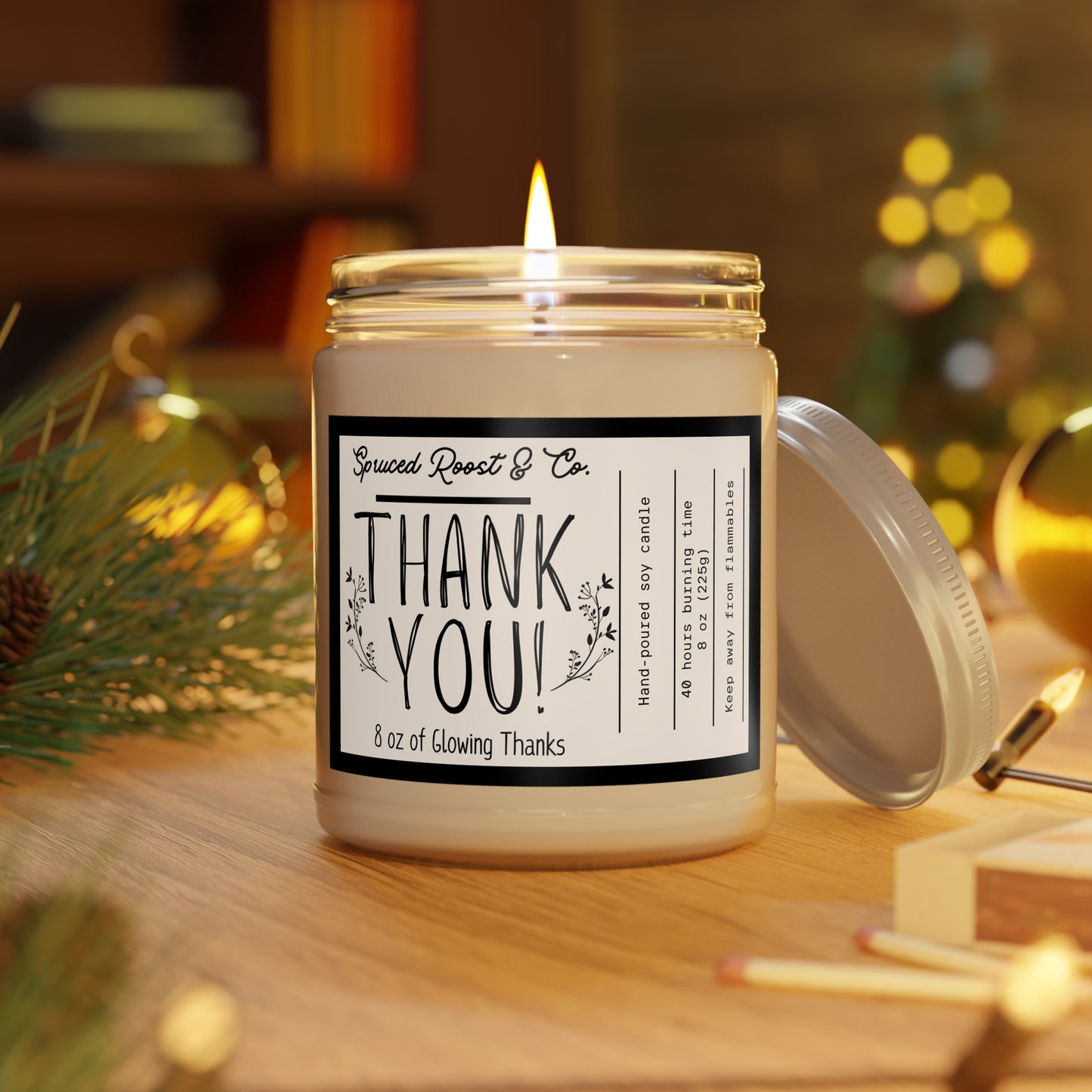 Thank You Scented Candles, 9oz