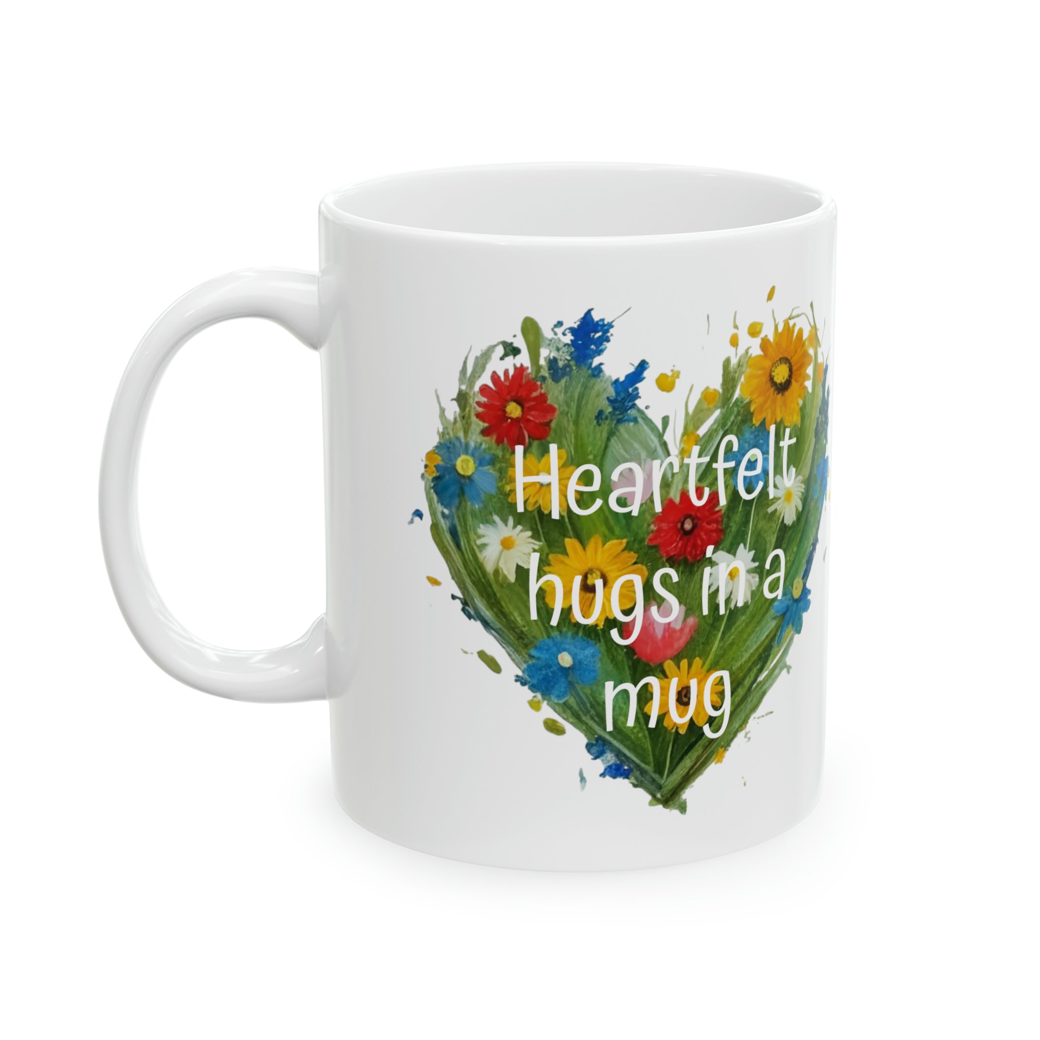 Heartful Ceramic Mug, 11oz - Spruced Roost