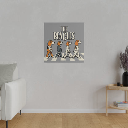 The Beagles - Matte Canvas, Stretched, 0.75"