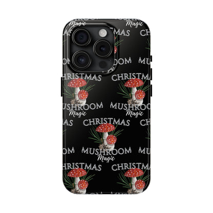 Merry Mushroom Christmas - Tough Case for iPhone 14, 15, 16