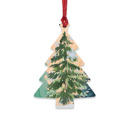 Wooden Ornaments - Christmas Tree