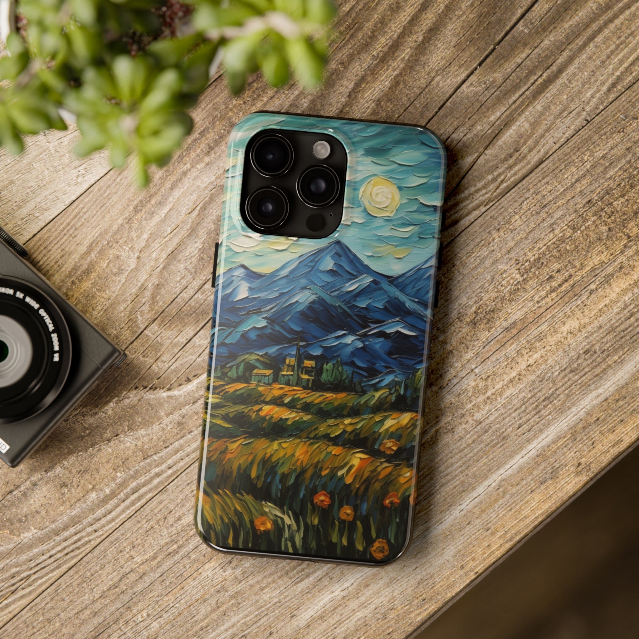 Moonlit Mountains - iPhone Tough Cases