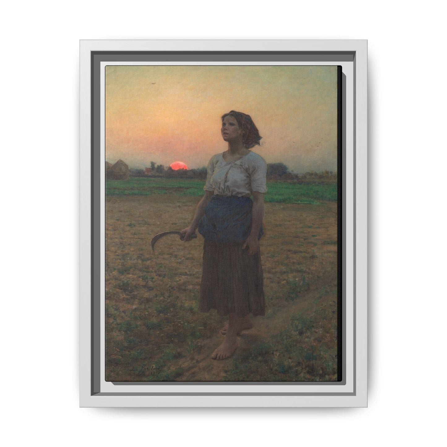 The song of the Lark 1886 - Jules Breton - Matte Canvas, Print (Multi-color)