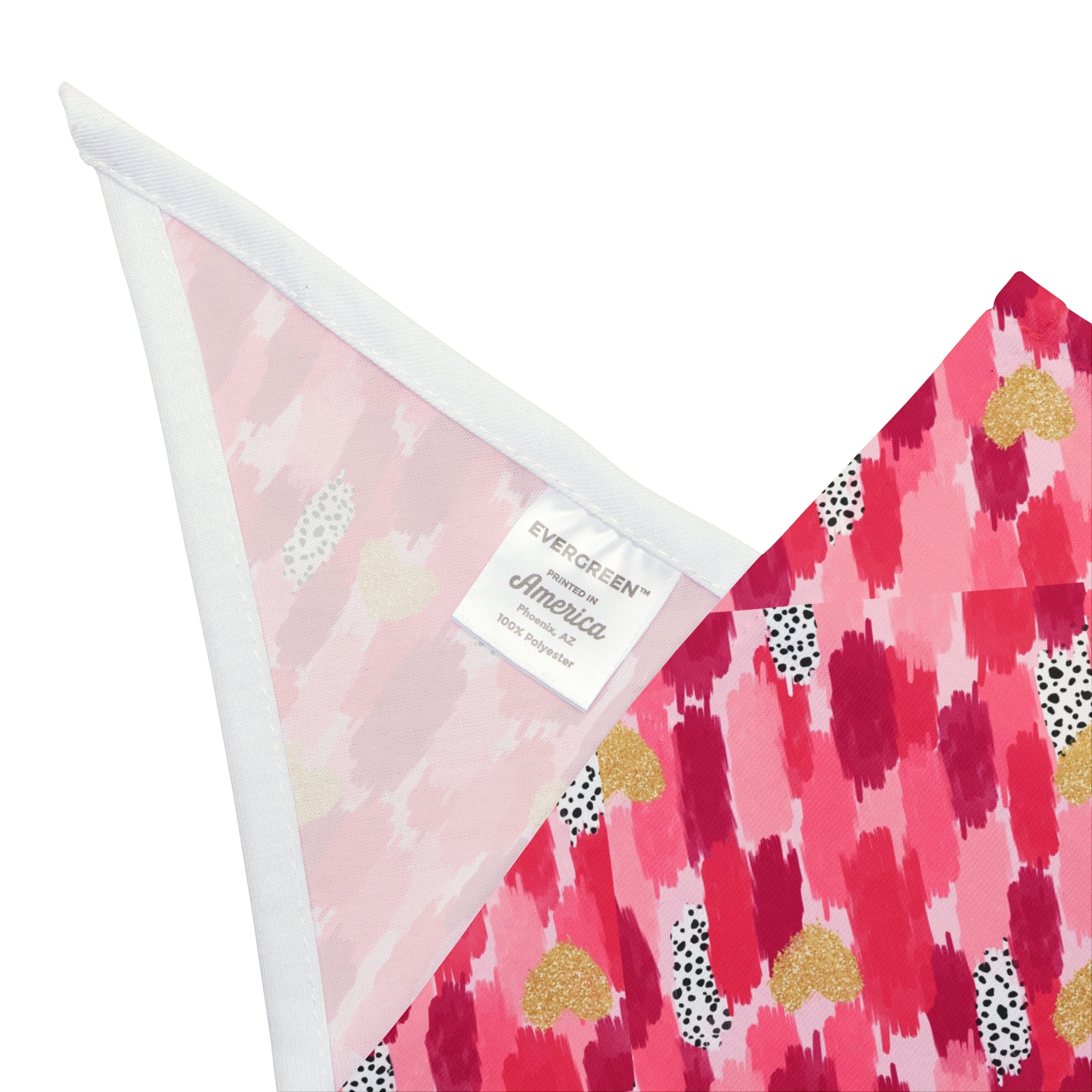 Vibrant Pet Bandana - Pink Watercolor Pattern for Stylish Pets