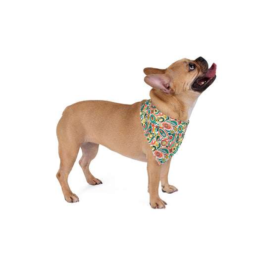 Paisley Persimmon - Pet Bandana