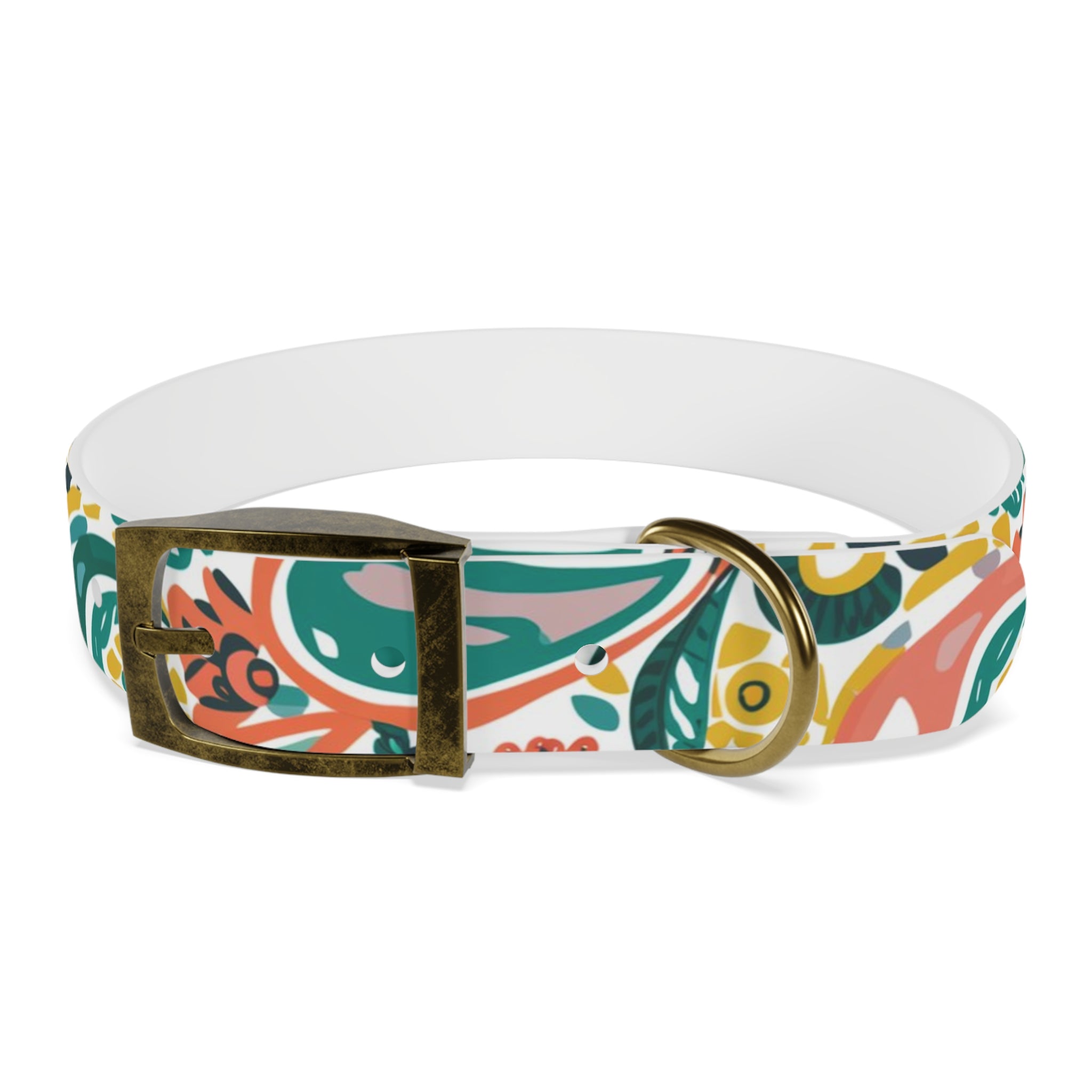 Paisley Persimmon - Dog Collar