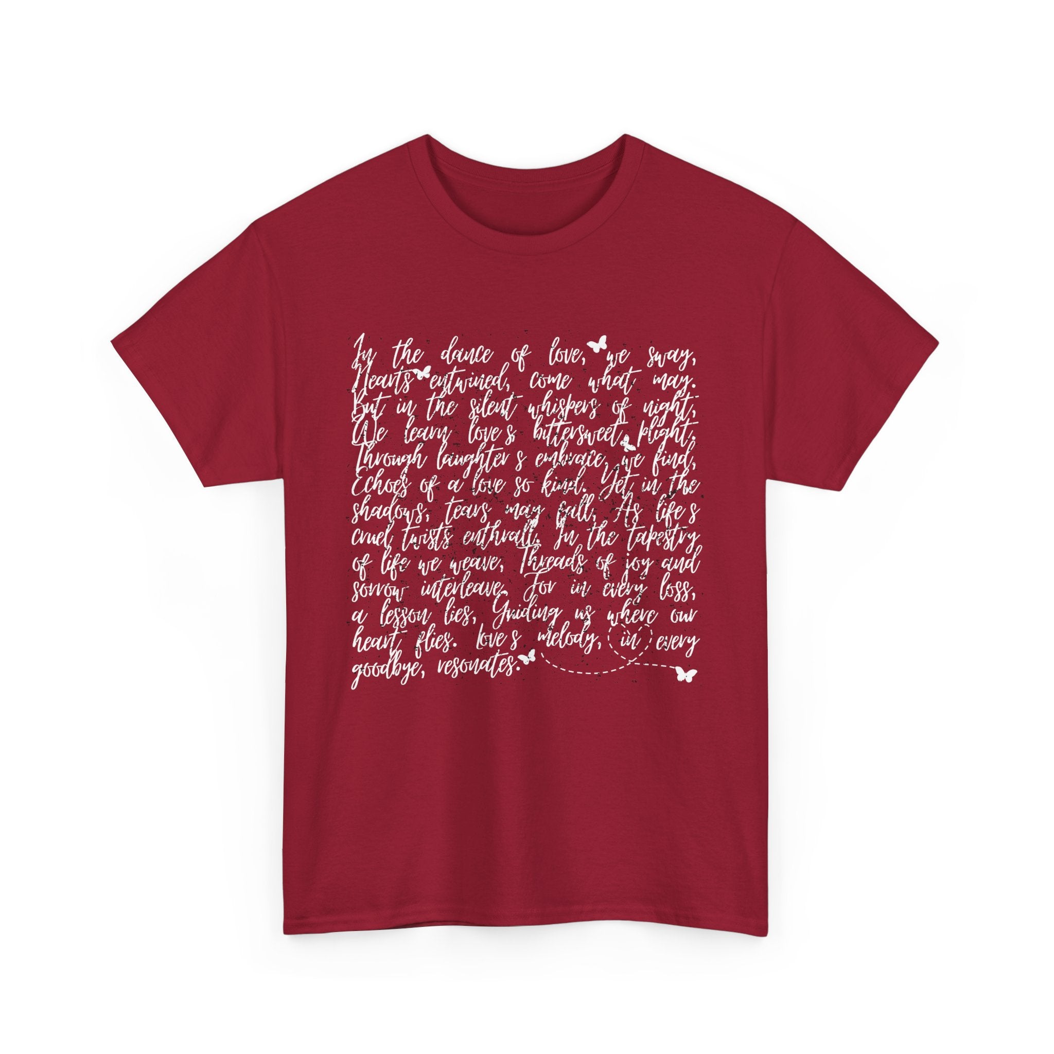 Love Story Black - Unisex Heavy Cotton Tee - Spruced Roost