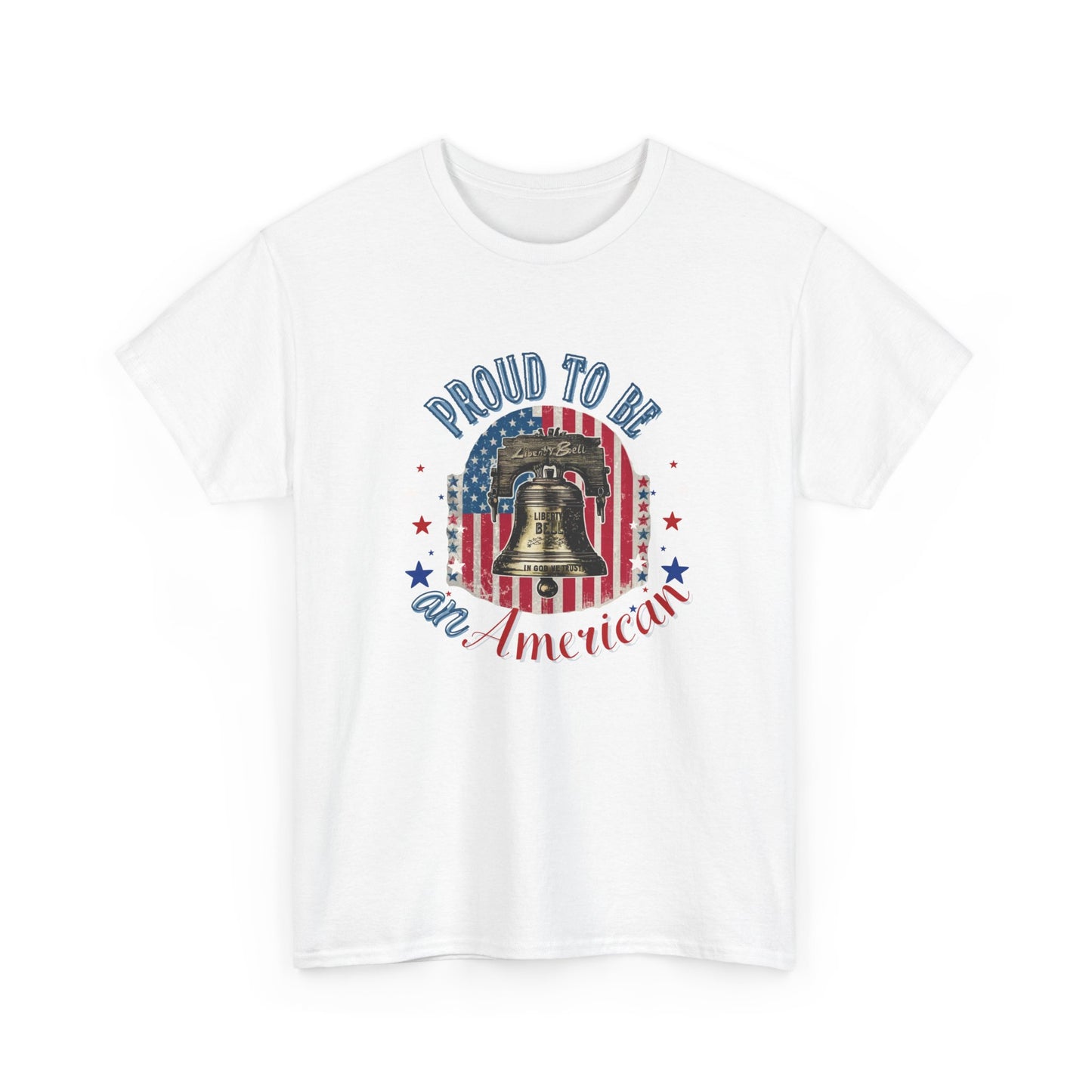 Proud to be an American - Unisex Heavy Cotton Tee