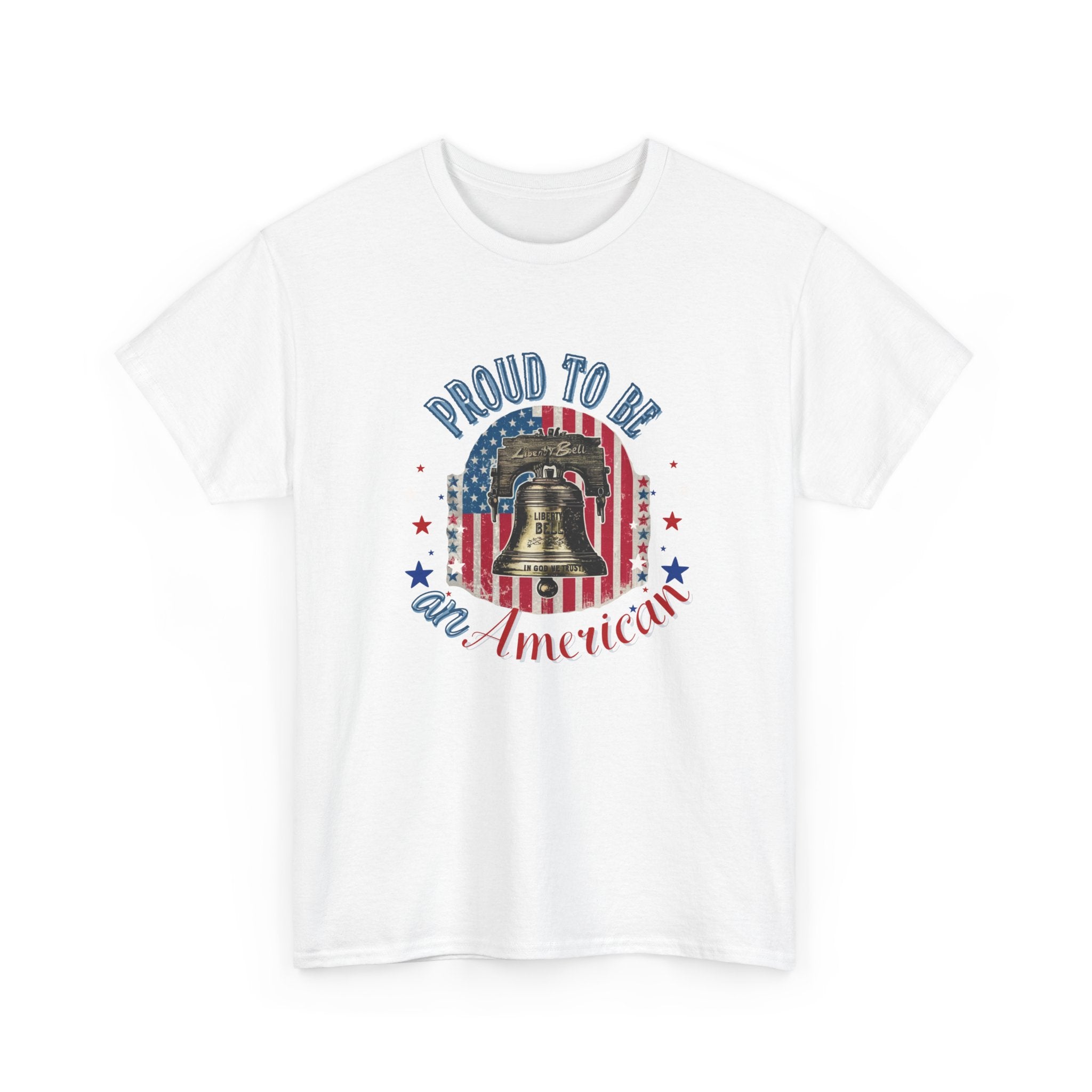 Proud to be an American - Unisex Heavy Cotton Tee