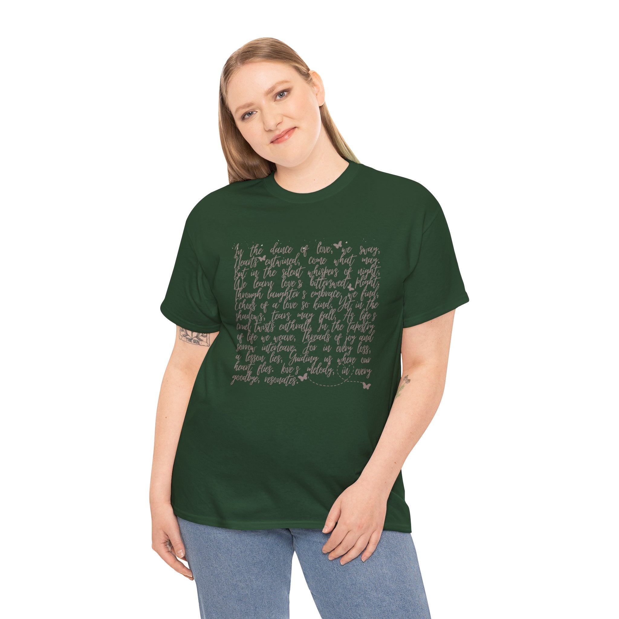 Love Story - Unisex Heavy Cotton Tee - Spruced Roost