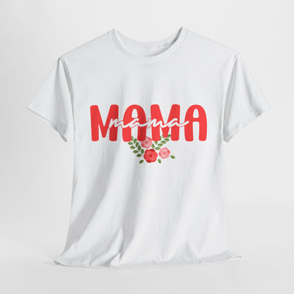 Floral Mama Colorful Unisex Heavy Cotton Tee