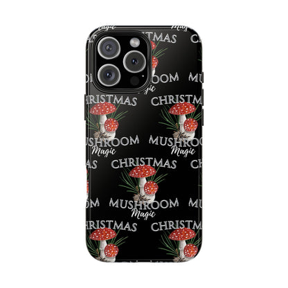 Merry Mushroom Christmas - Tough Case for iPhone 14, 15, 16