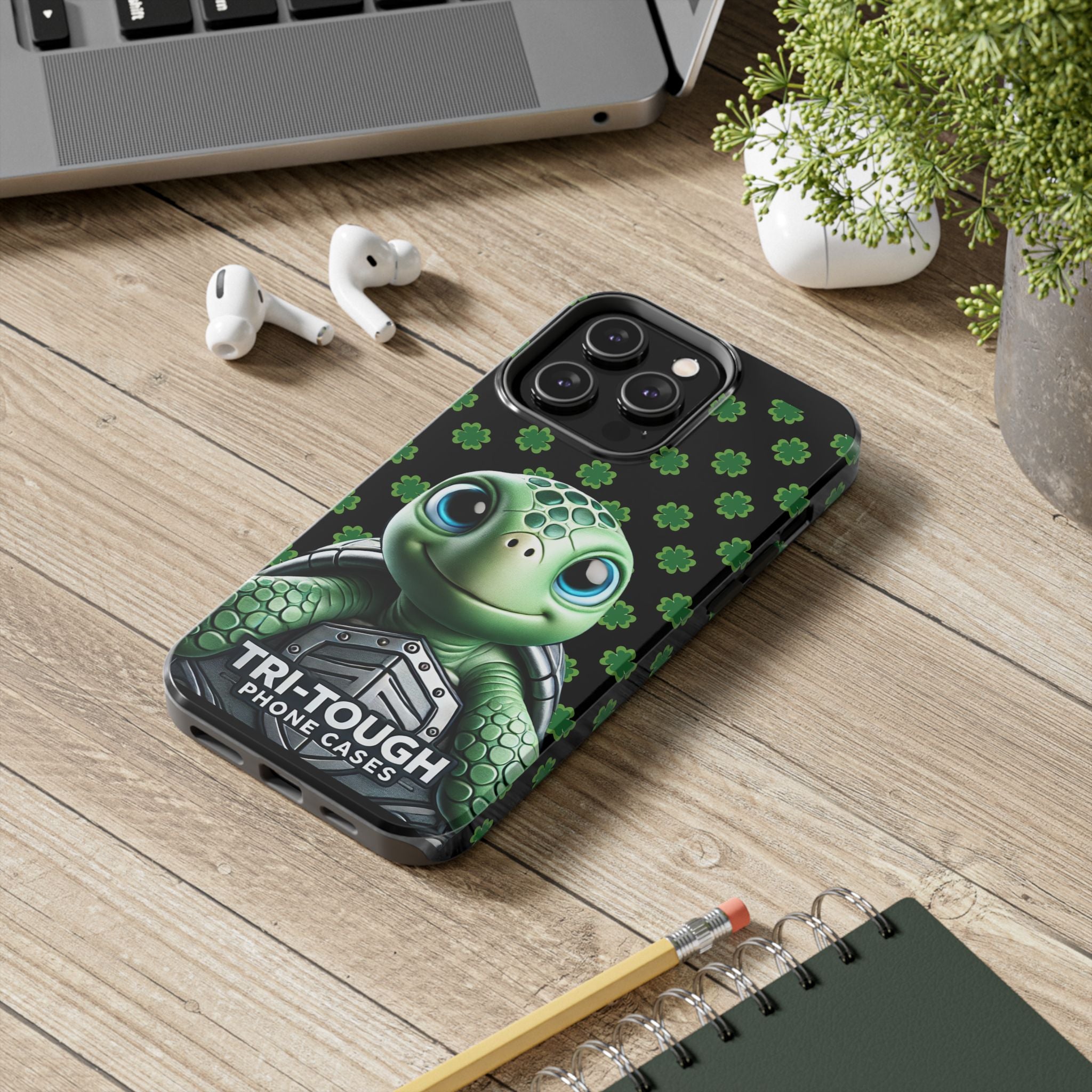 Tuttle the Turtle - Tri-Tough Phone Case 33 Sizes