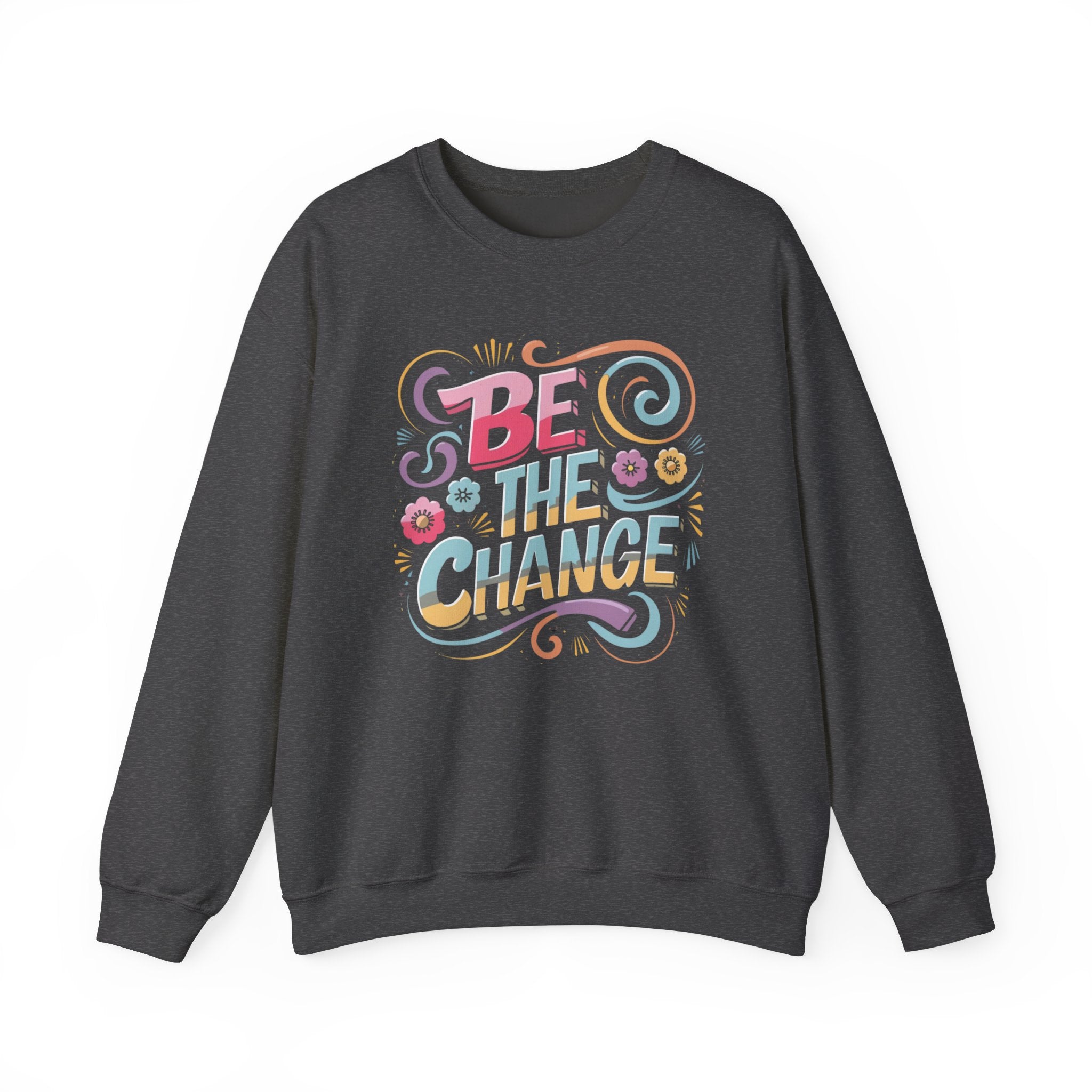 Be the Change - Unisex Heavy Blend™ Crewneck Sweatshirt - Spruced Roost