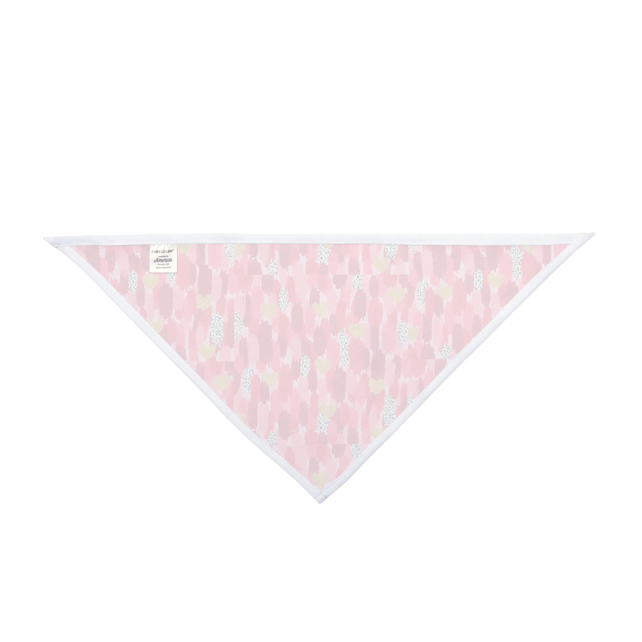 Vibrant Pet Bandana - Pink Watercolor Pattern for Stylish Pets