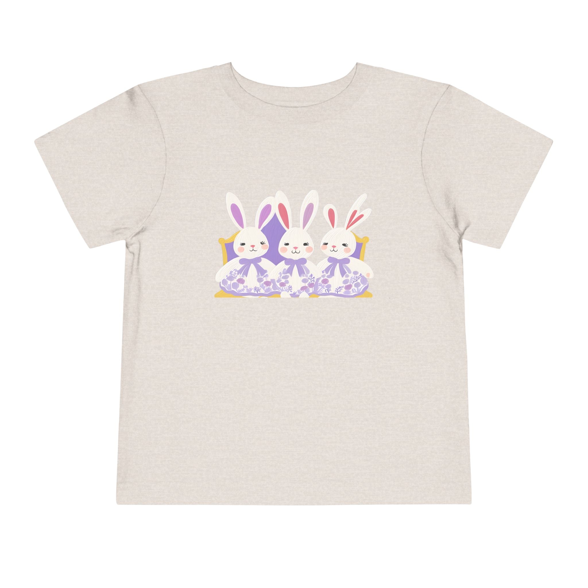 Bunnies Three Lavender - Kids' T-Shirt - 2T, 3T, 4T, 5T