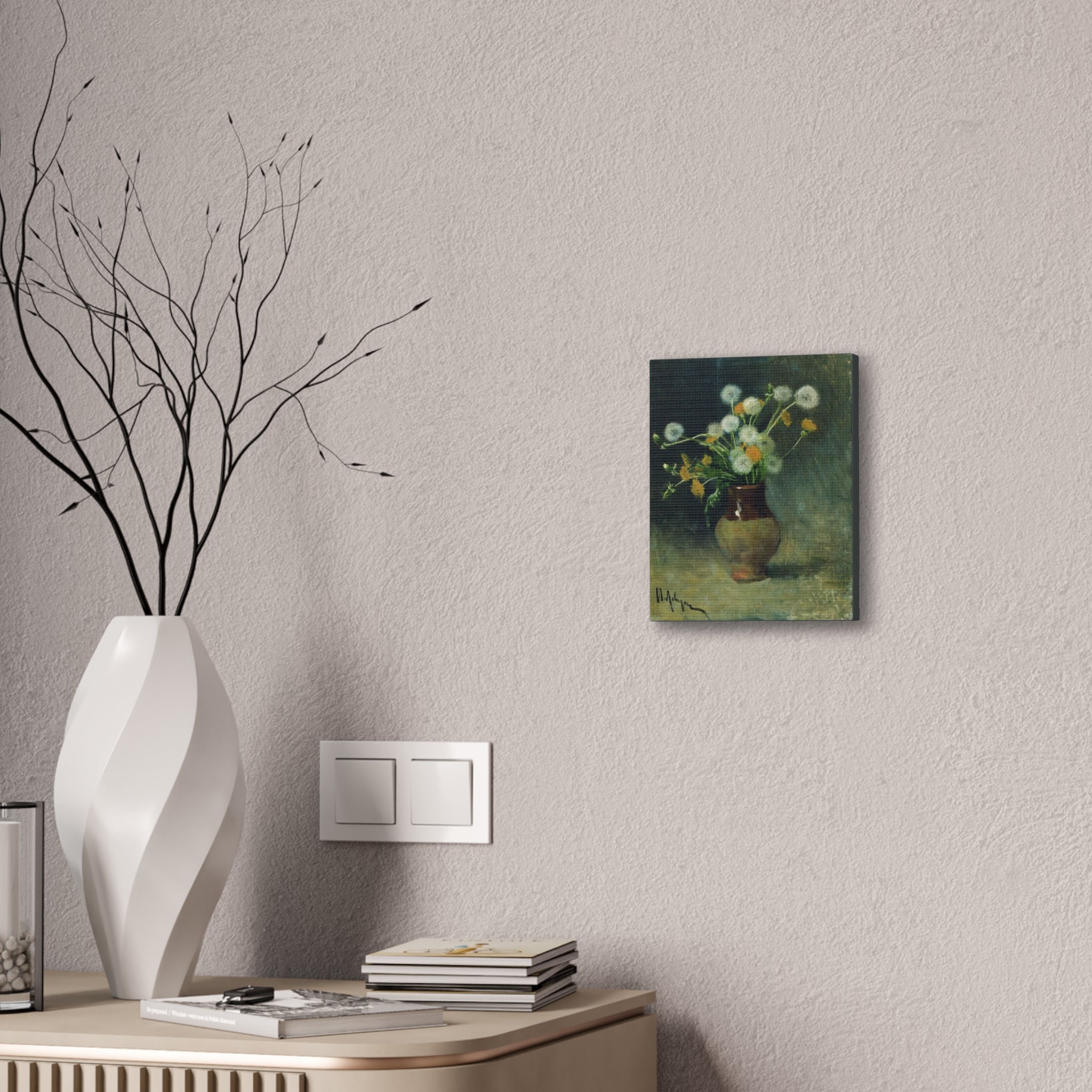 Isaac Levitan Dandelions -1889  Canvas Stretched, 0.75" - Spruced Roost