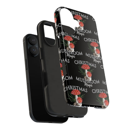 Merry Mushroom Christmas - Tough Case for iPhone 14, 15, 16