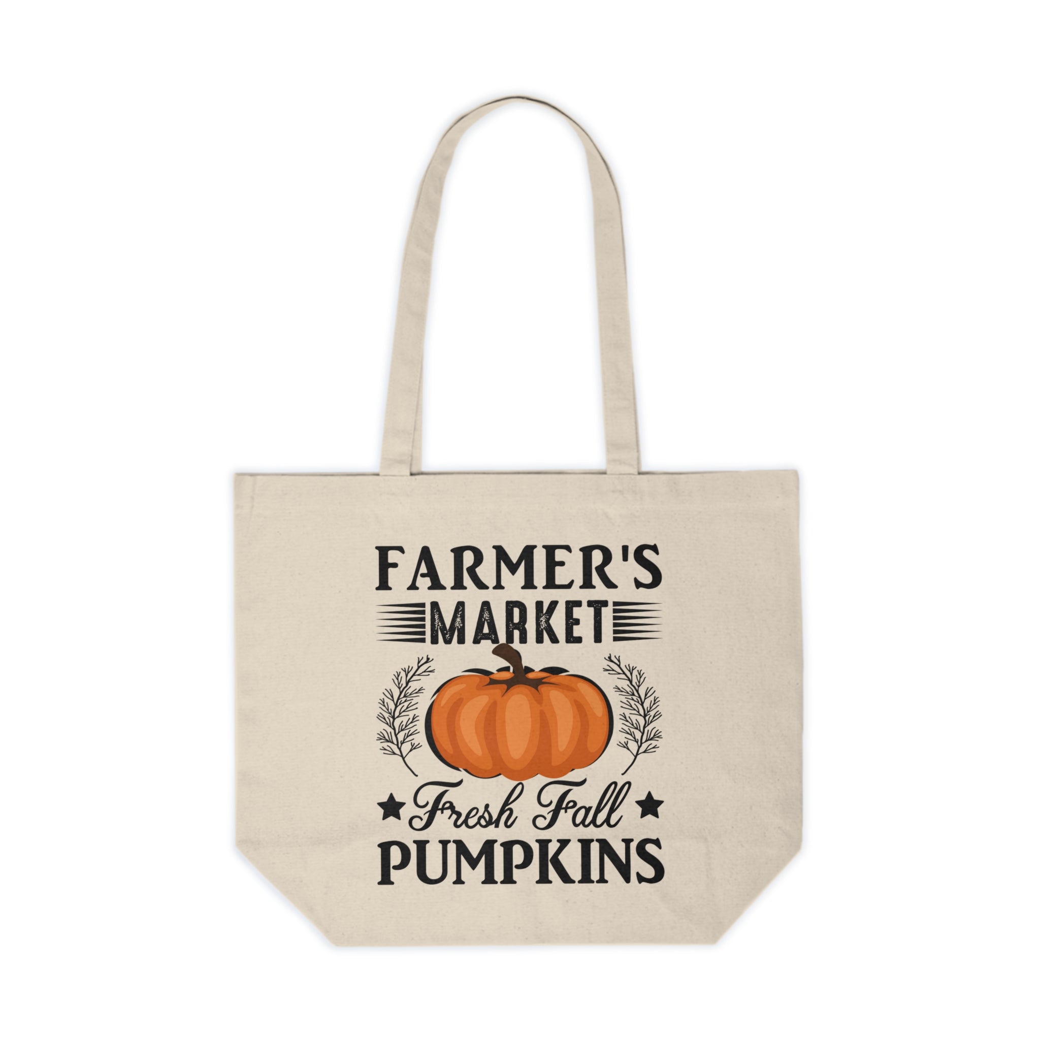 Farmers Market Fresh Pumpkins - Canvas Shopping Tote - Spruced Roost