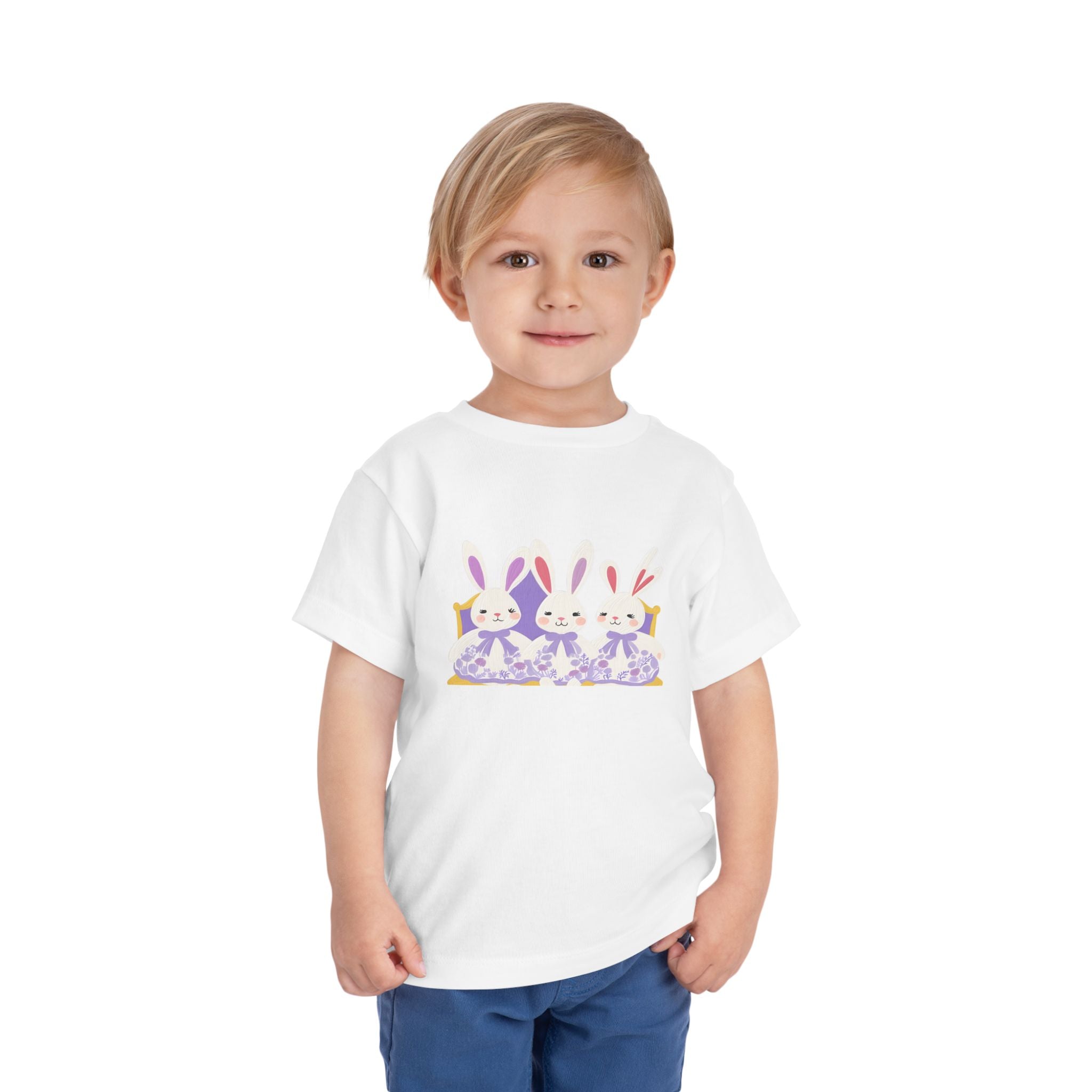 Bunnies Three Lavender - Kids' T-Shirt - 2T, 3T, 4T, 5T