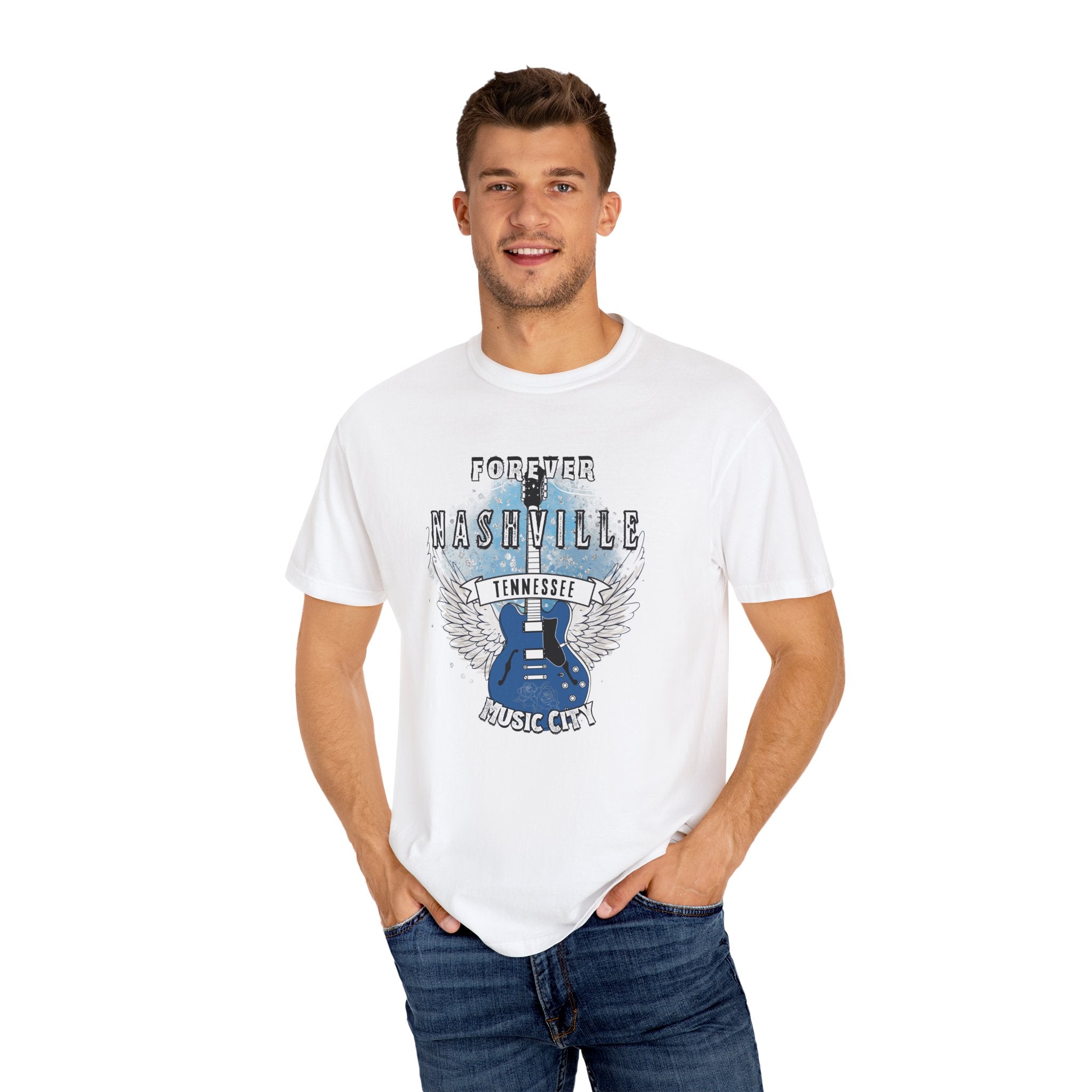 Forever Nashville Garment-Dyed Comfort Colors T-shirt - S-4XL