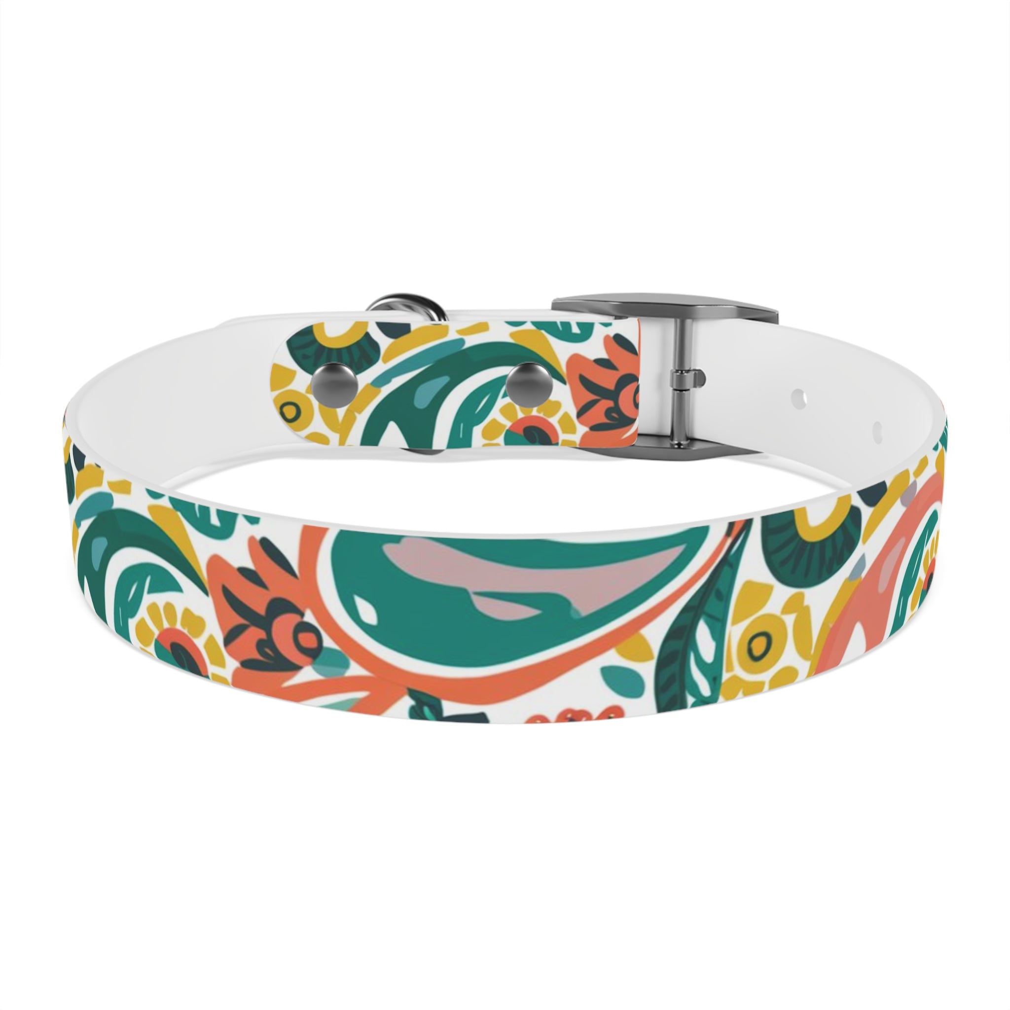 Paisley Persimmon - Dog Collar