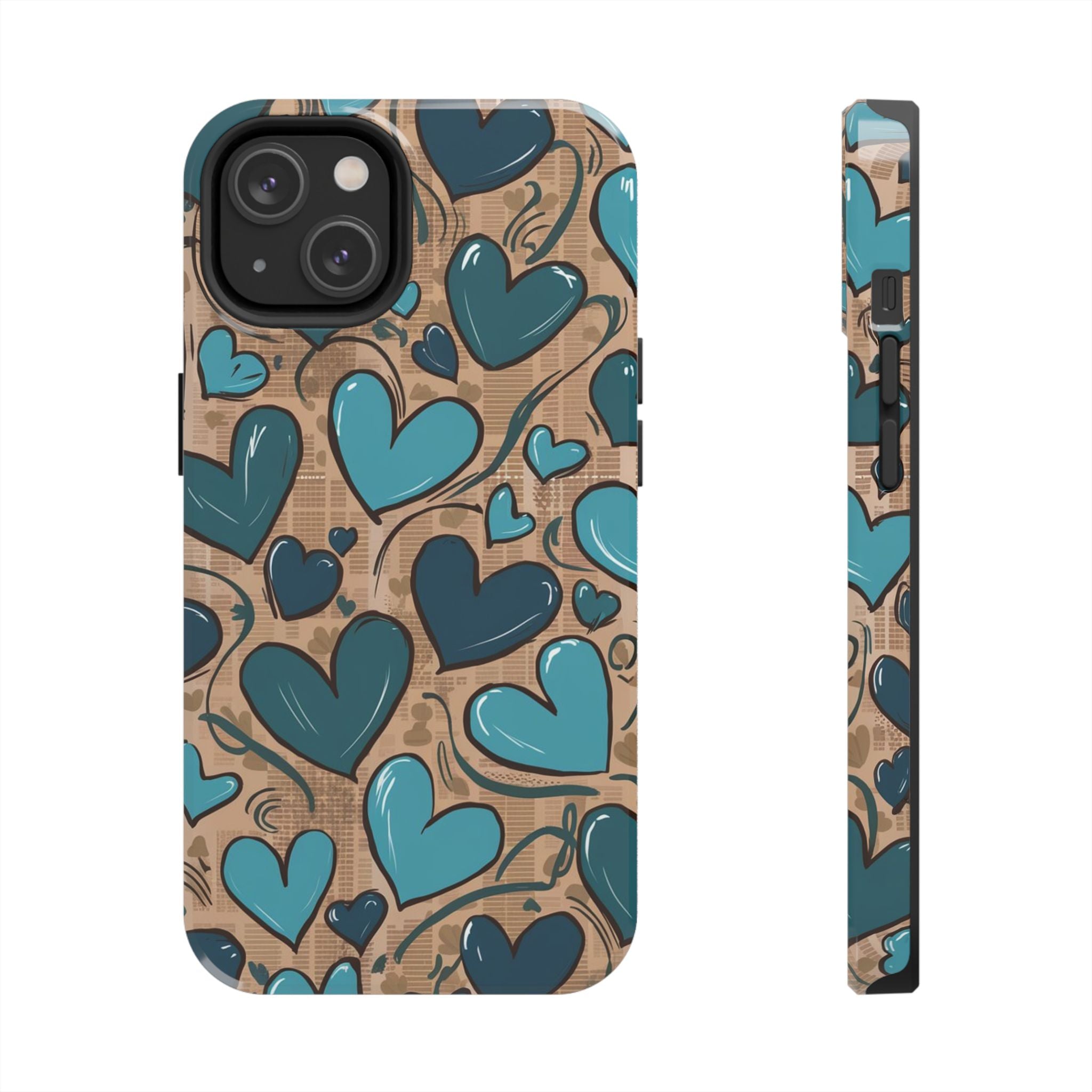 Cora Azul  - Tough Case for iPhone 14, 15, 16 - Spruced Roost