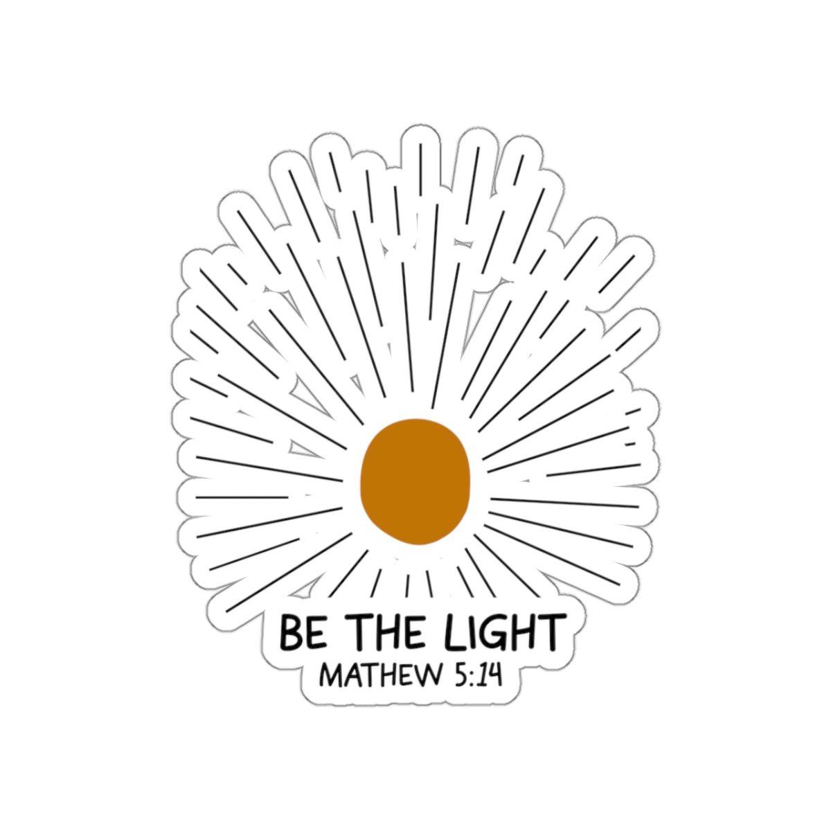 Be The Light - Matthew 5:14 Bible Kiss-Cut Stickers