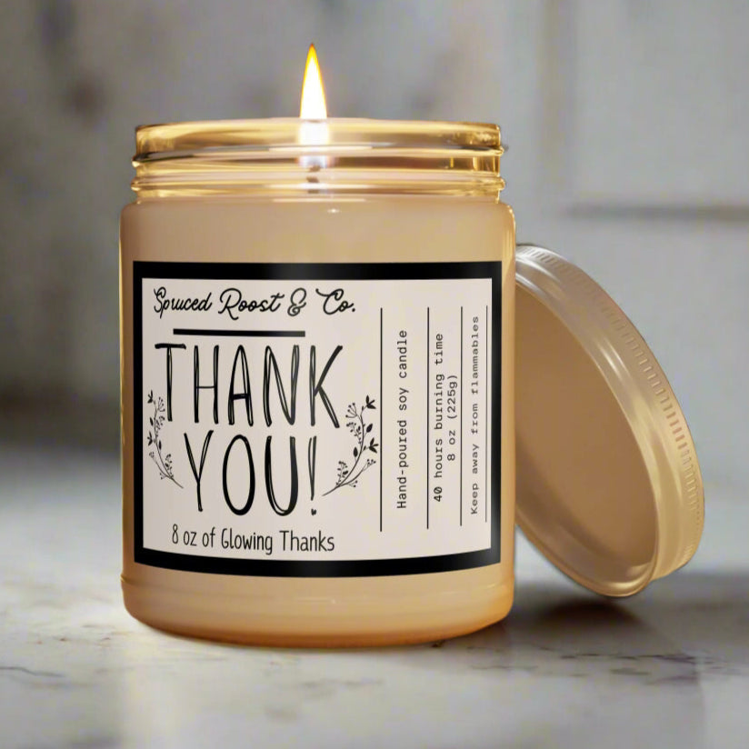 Thank You Scented Candles, 9oz