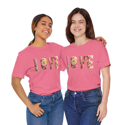 LOVE - Unisex Jersey Short Sleeve Tee - S-3XL