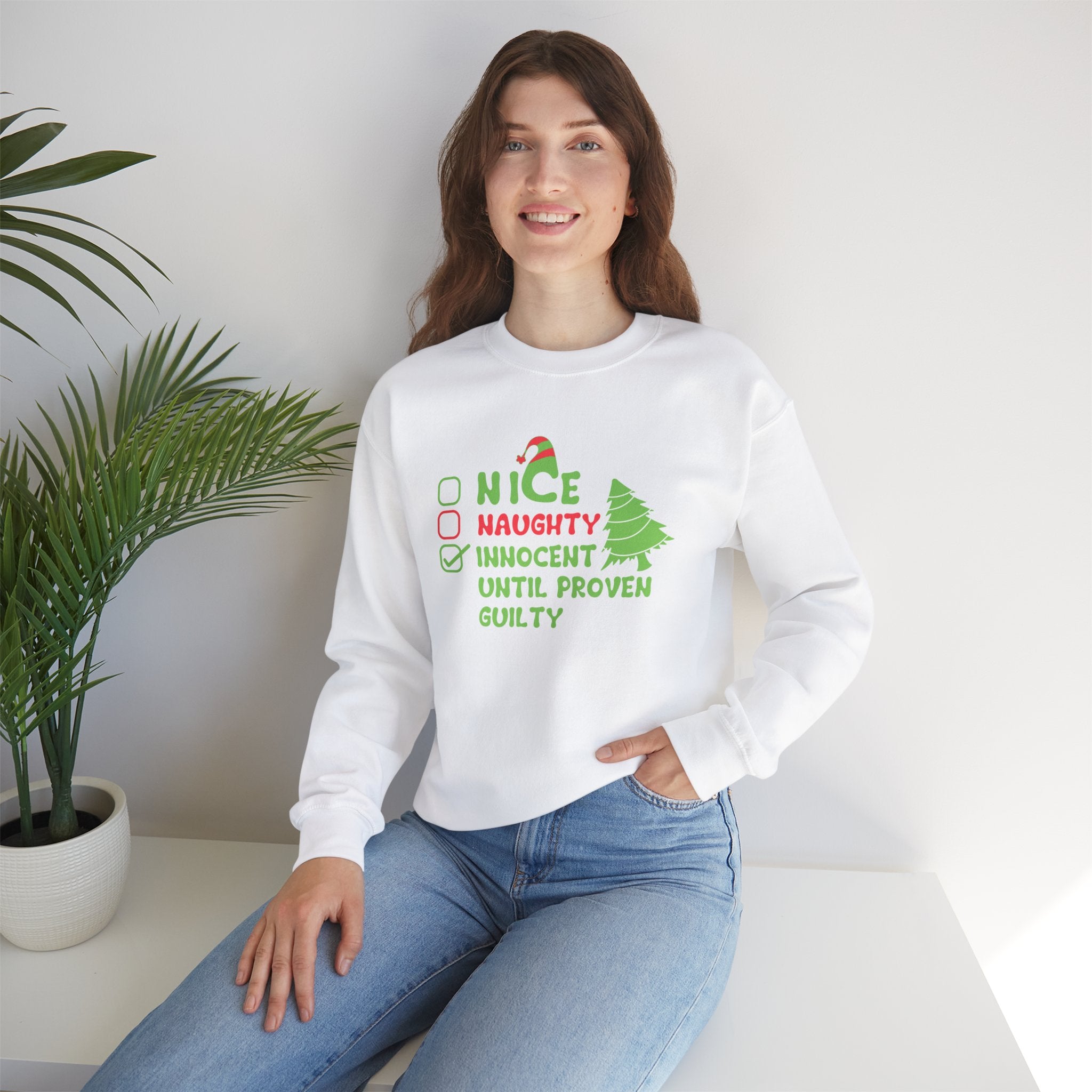 Naughty or Nice Unisex Heavy Blend™ Crewneck Sweatshirt