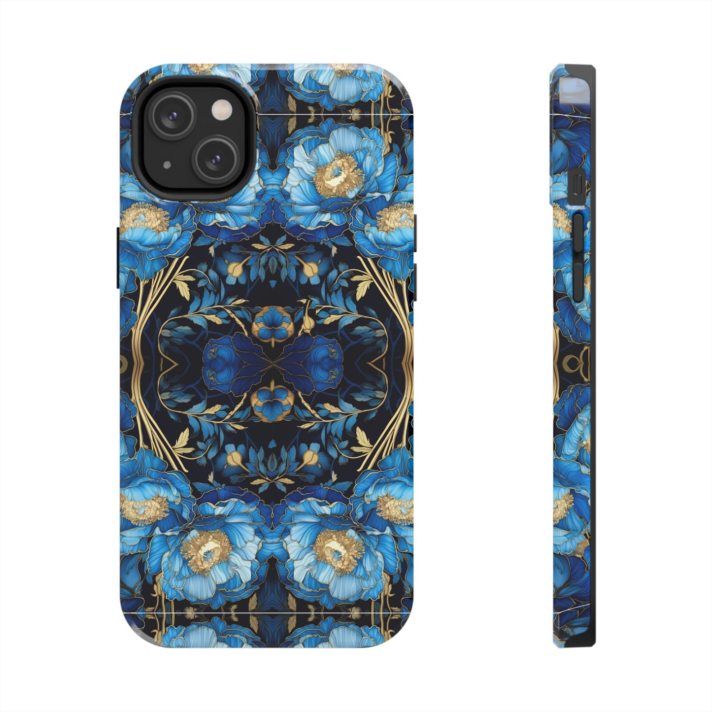 Blue Peony - Tough Case for iPhone 14, 15, 16