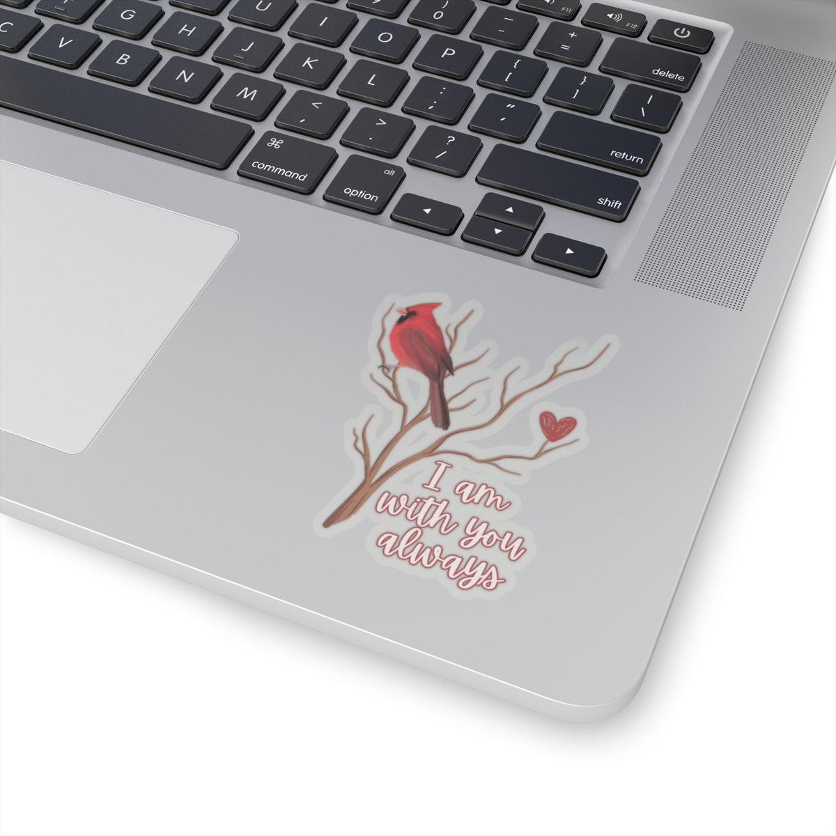 The Cardinal - I am with you always - Kiss-Cut Stickers