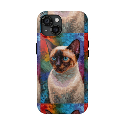 Siamese Kittty - Tough Case for iPhone 14, 15, 16