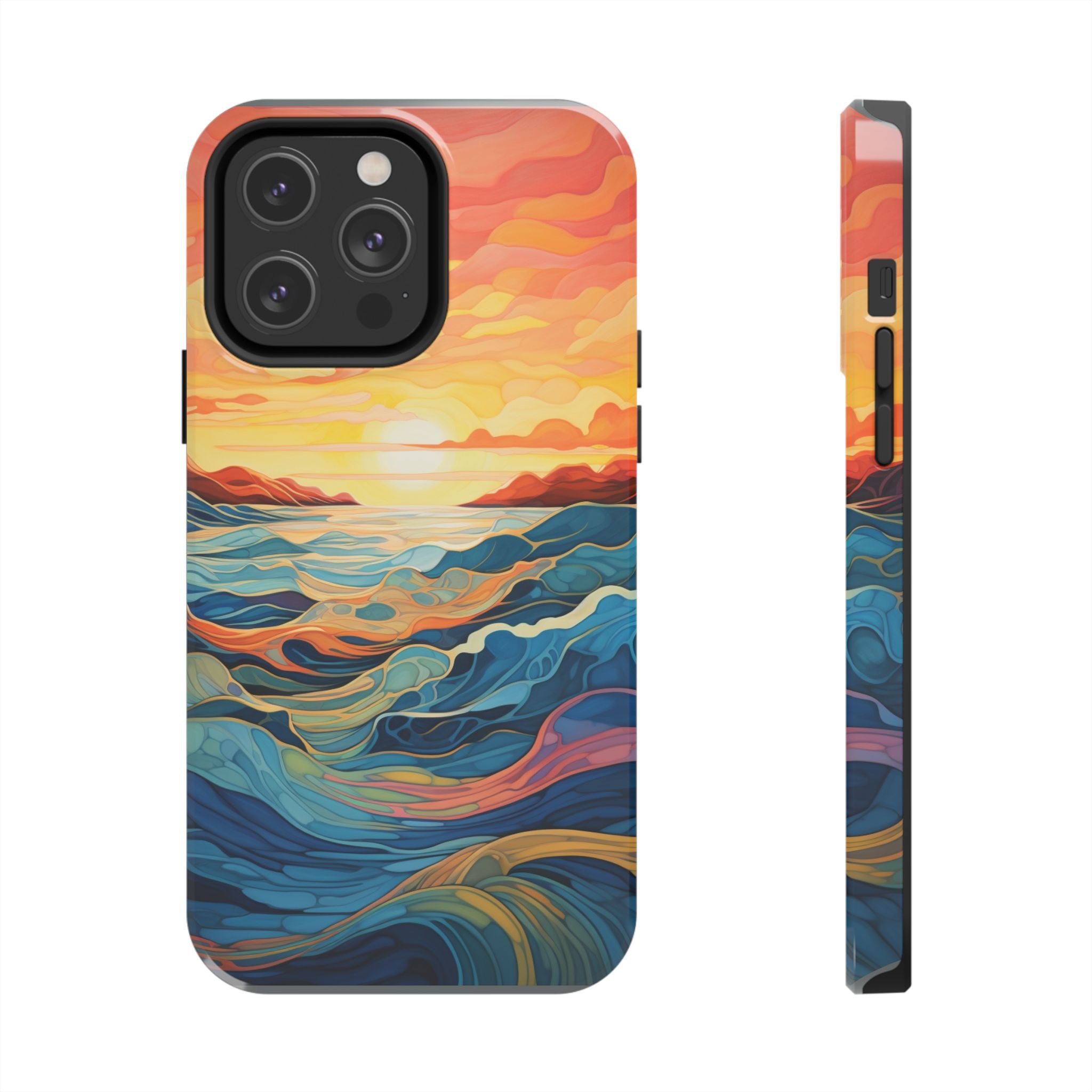 Sunset Swell - Tough Case for iPhone 14, 15, 16