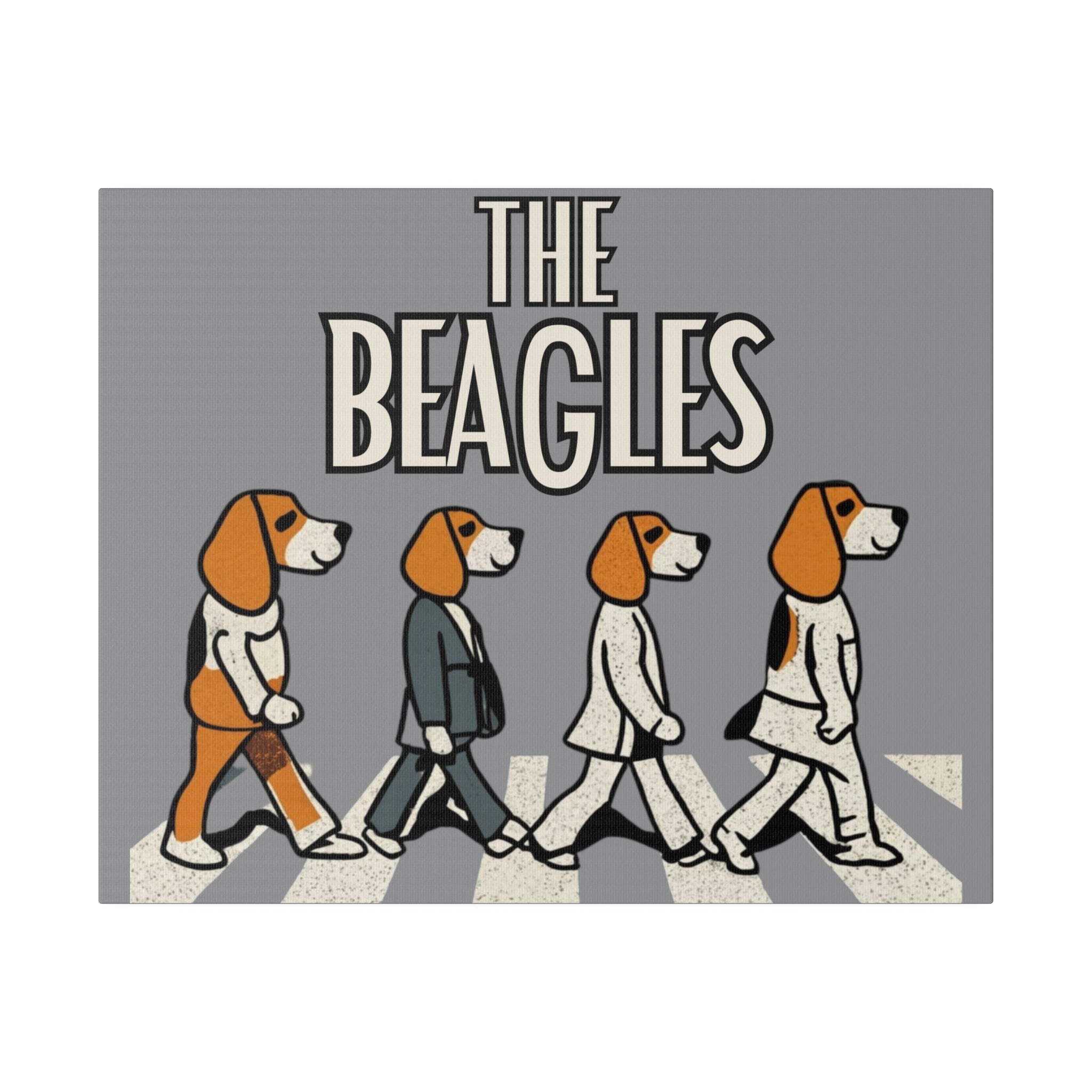 The Beagles - Matte Canvas, Stretched, 0.75"