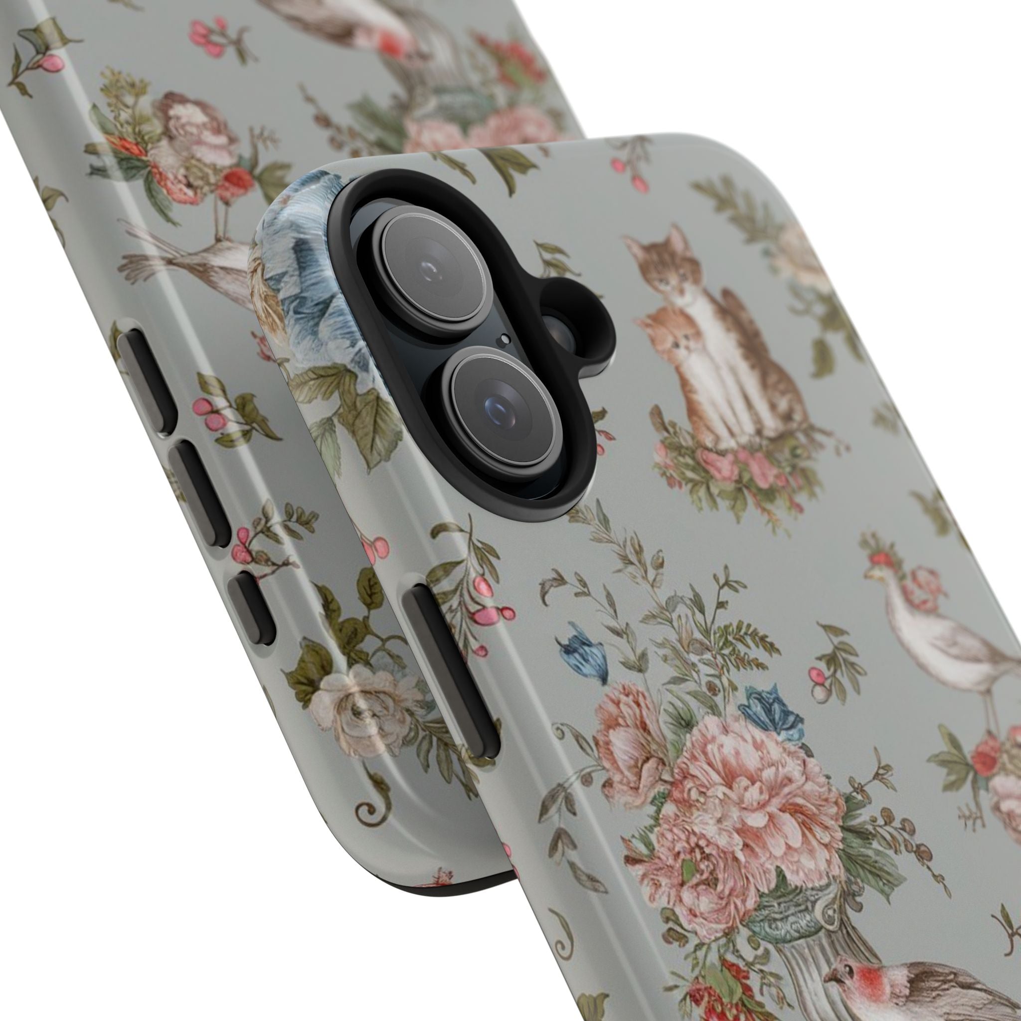 Tiptoe through the Cats - Tough Case for iPhone 14, 15, 16 - Spruced Roost