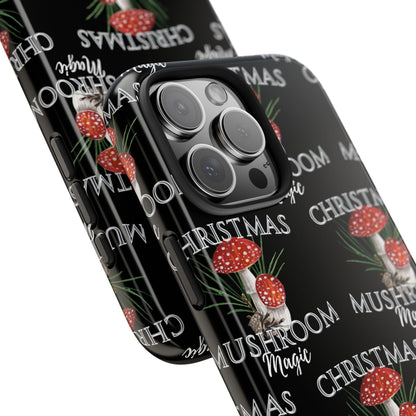 Merry Mushroom Christmas - Tough Case for iPhone 14, 15, 16