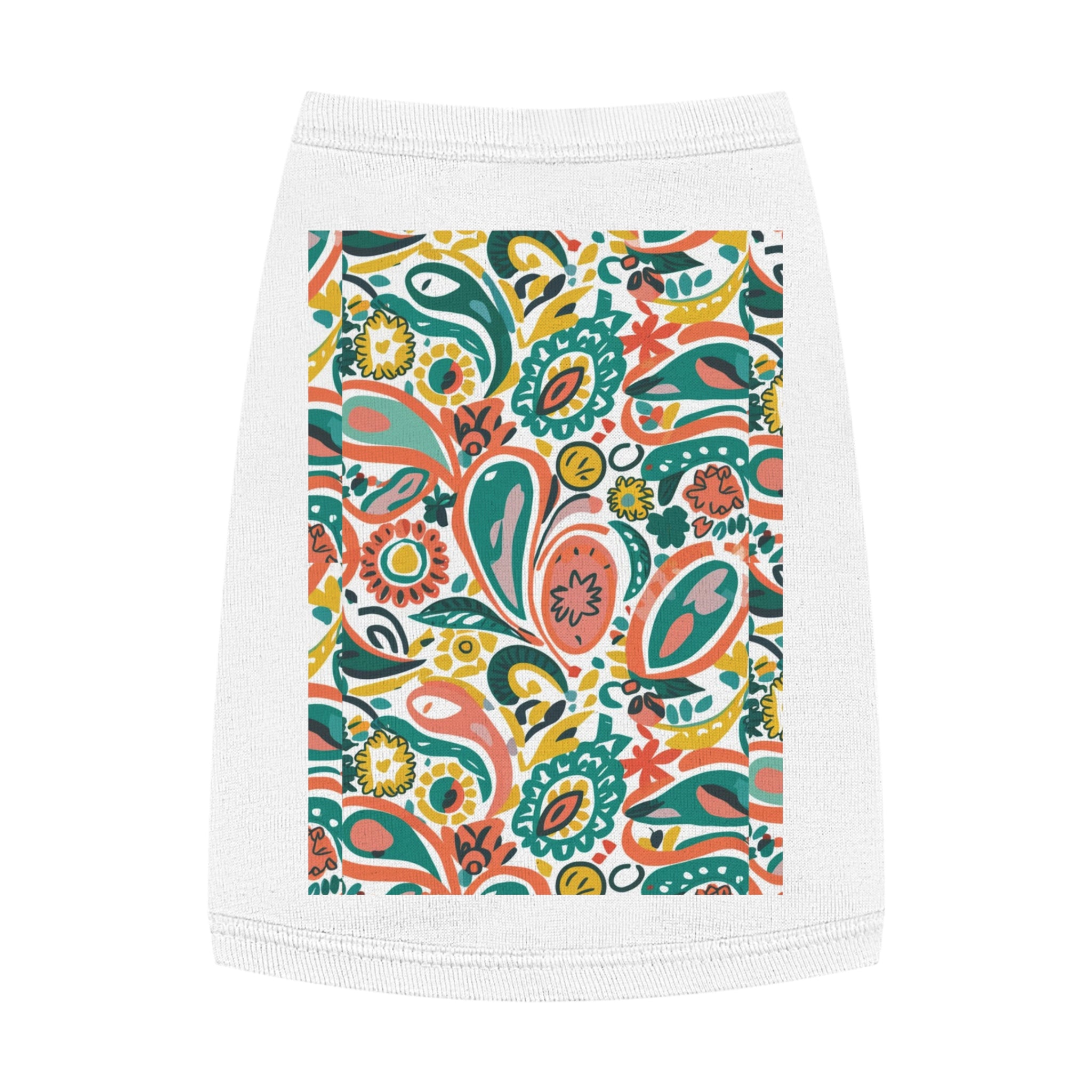 Paisley Persimmon - Pet Shirt