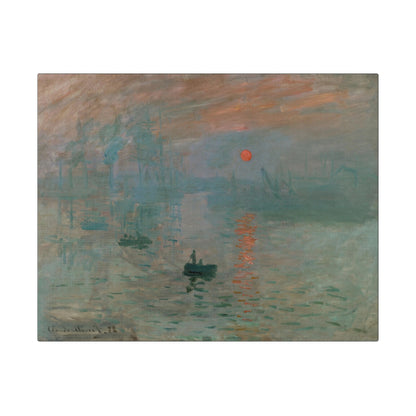 Impression Sunrise - Claude Monet - Matte Canvas, Stretched, 0.75"