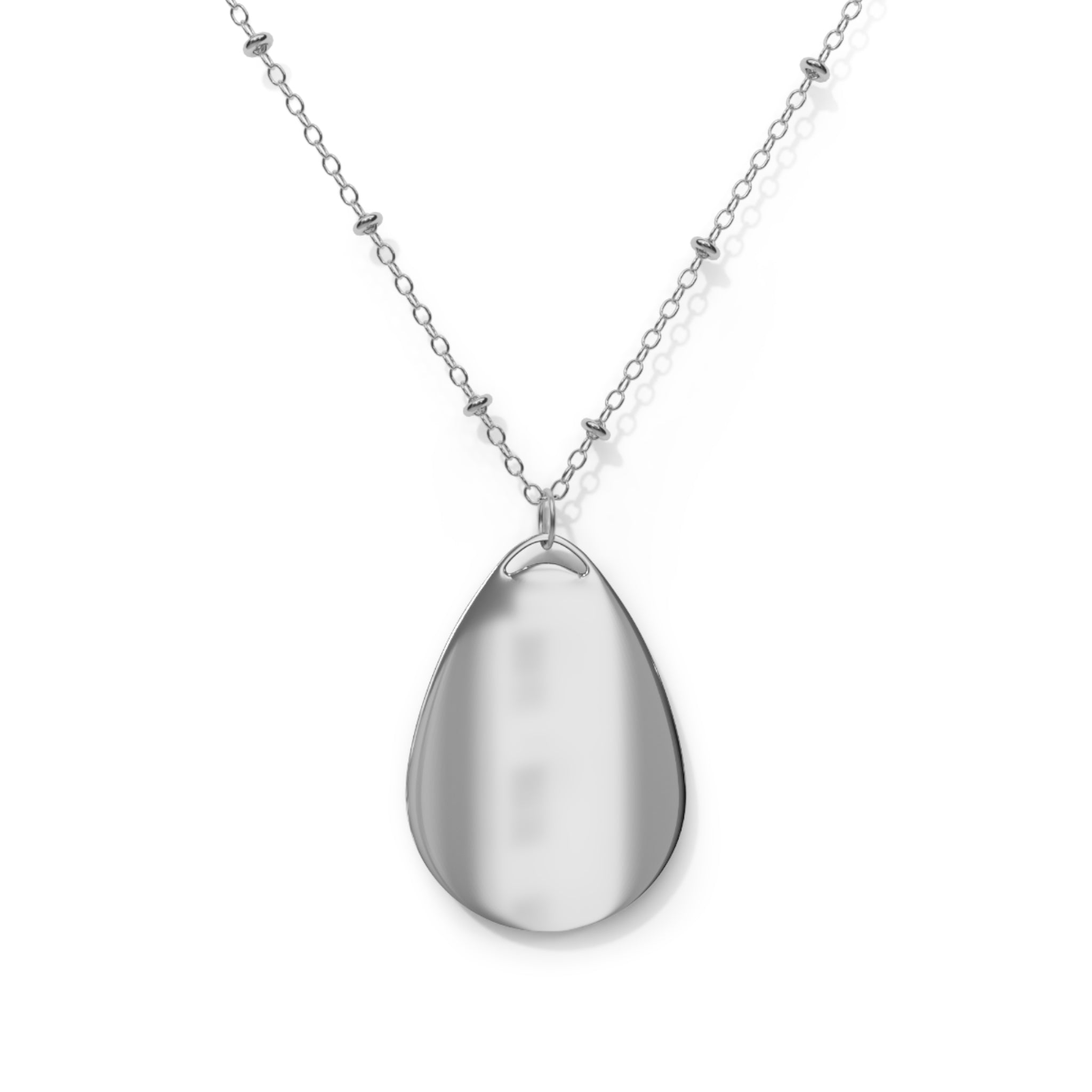 Up-Hearted Oval Necklace