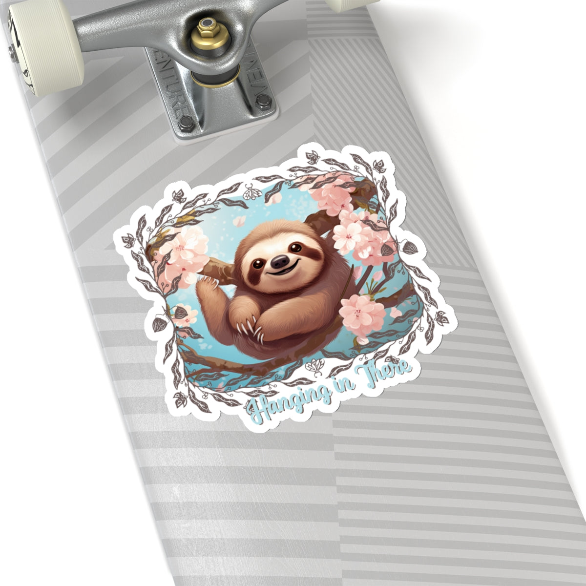 Sloth Hanging in There - Kiss-Cut Stickers