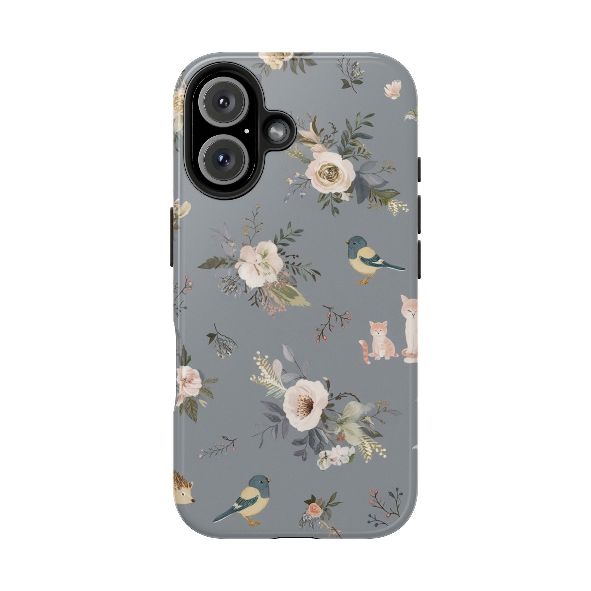 Cats and Birds - Tough Case for iPhone 14, 15, 16