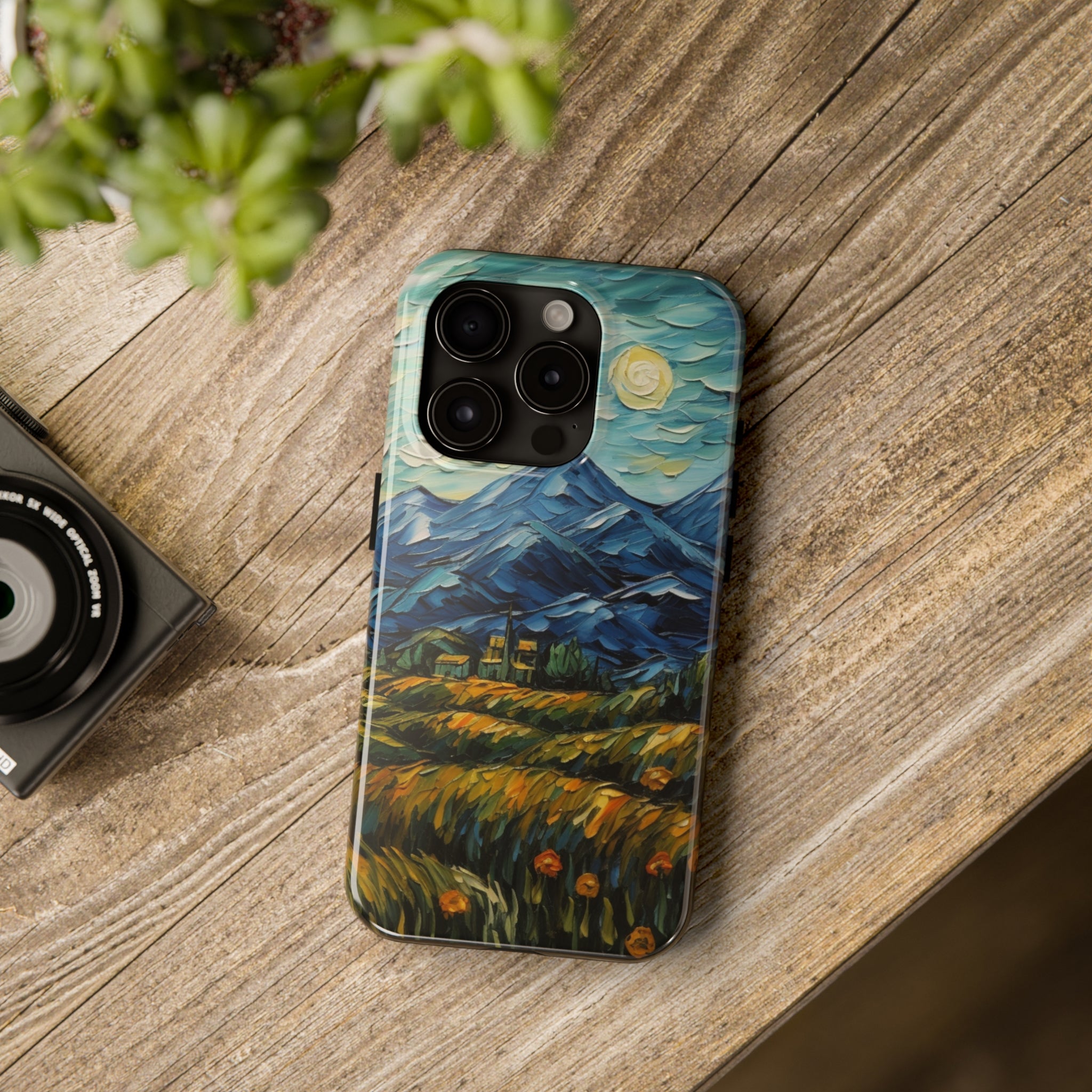 Moonlit Mountains - iPhone Tough Cases