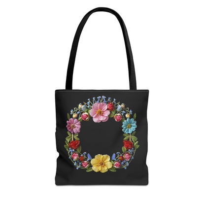 Circle Garden Tote Bag (AOP)