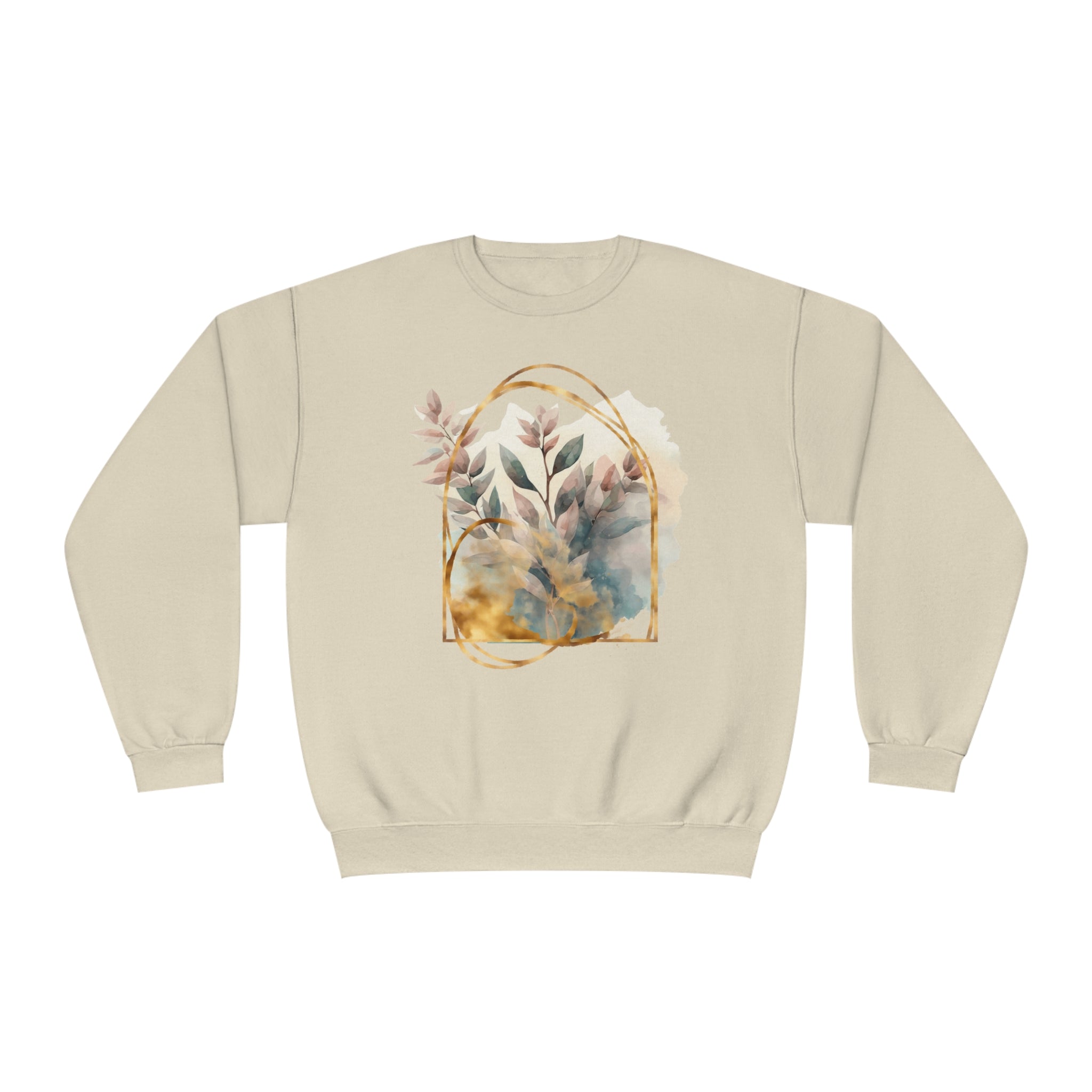 Flora Foliage Unisex NuBlend® Crewneck Sweatshirt - Spruced Roost