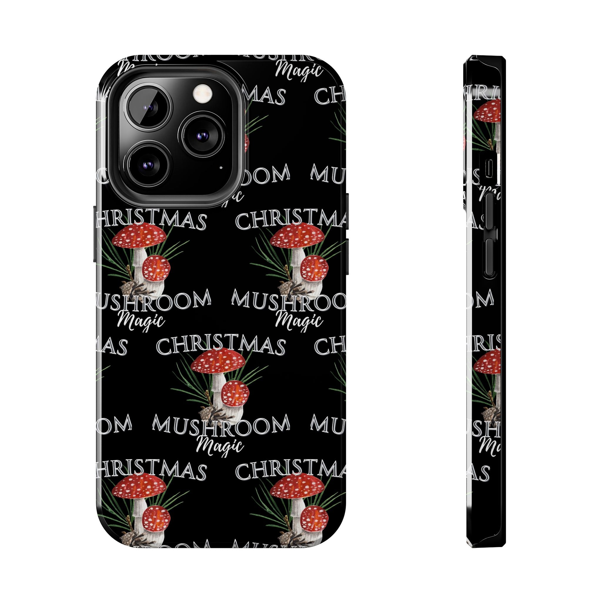 Merry Mushroom Christmas - Tough Phone Cases